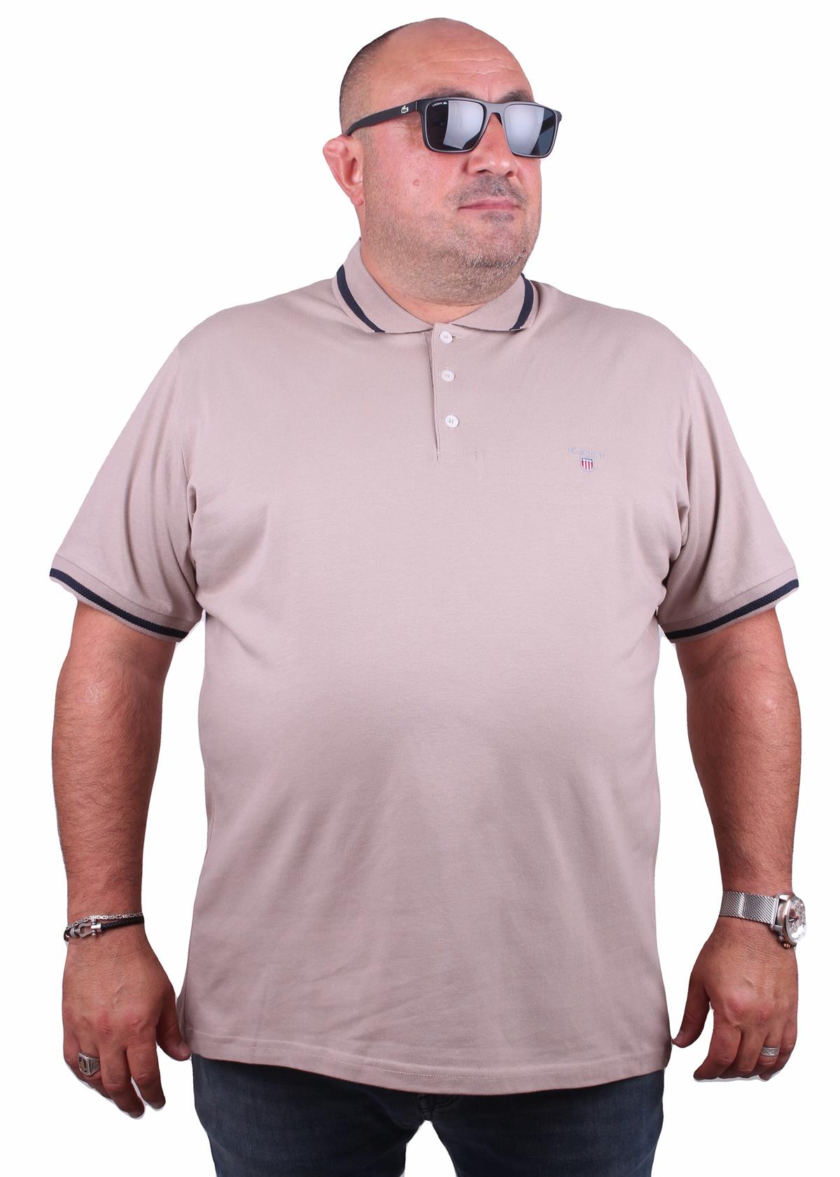 Tişört Polo Yaka GNT 23418 TOPRAK