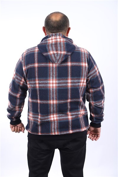 Starbattal Büyük Beden Sweat Kanguru Cep Square 22208-1535