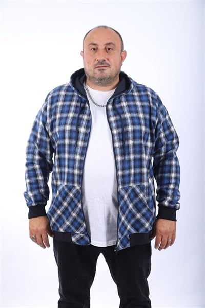 Starbattal Büyük Beden Sweat Kanguru Cep Square 22208-1499