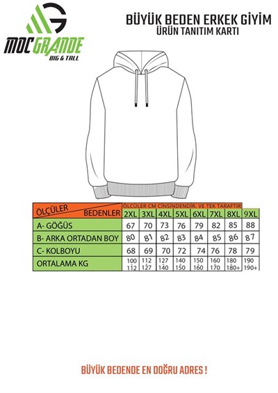Starbattal Kangaroo Pocket Oduncu Sweat-Gömlek Stripe 22209-1427