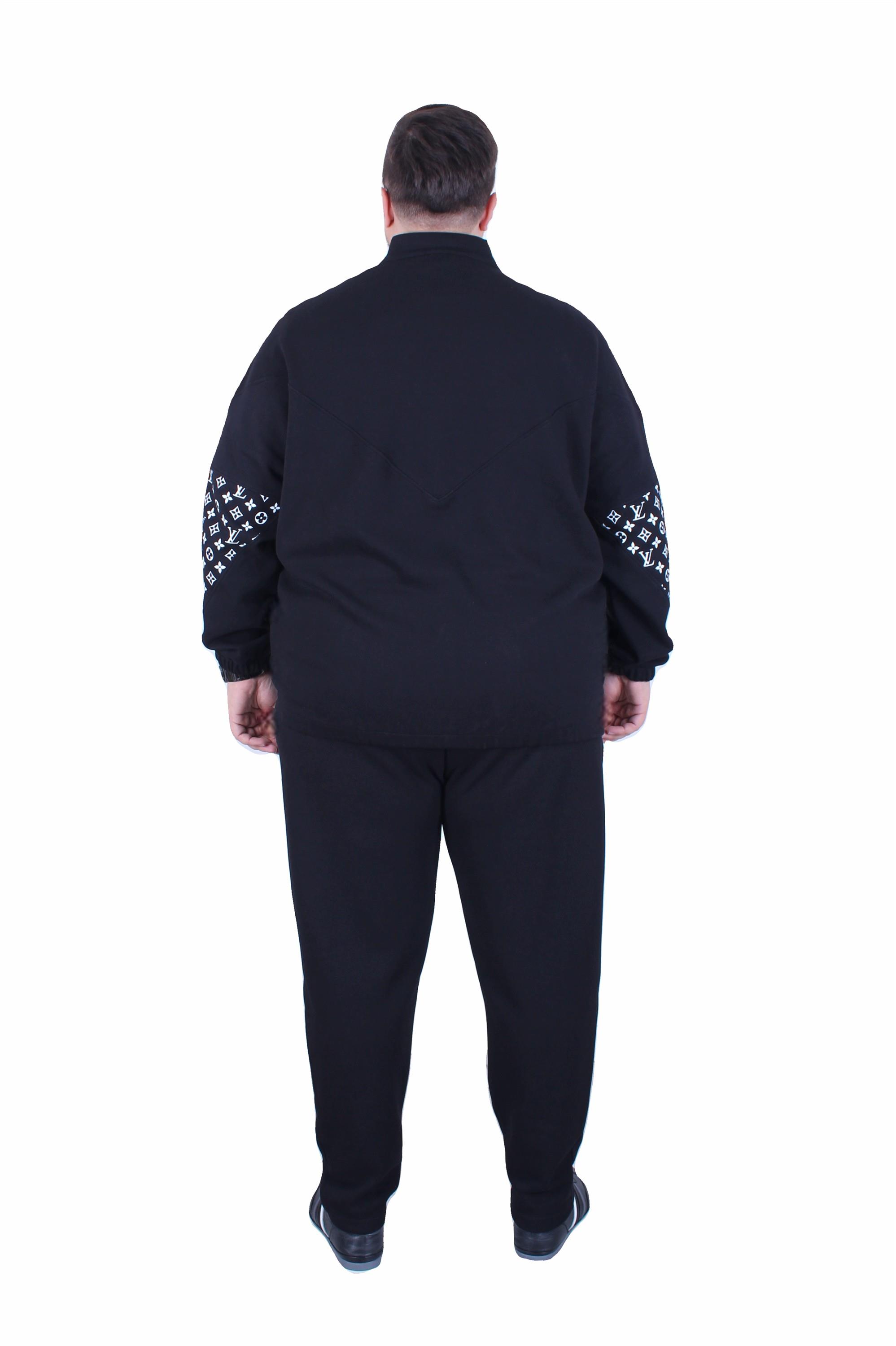 Büyük Beden Erkek Eşofman Takım LV.TK25603 SIYAH