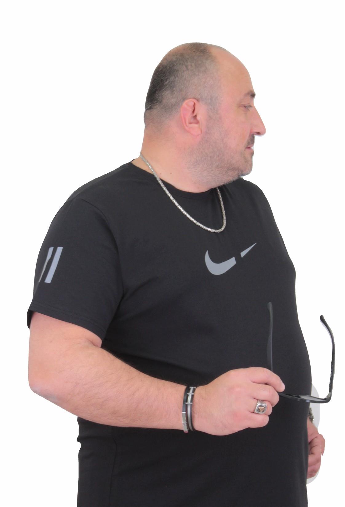 Erkek Büyük Beden Kapri-Tişört Takım NK TK720 KIRMIZI