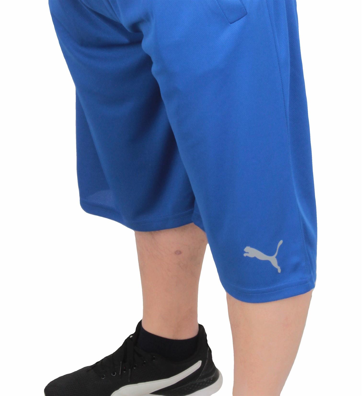 Erkek Büyük Beden Kapri-Kolsuz Tişört Takım PM TK721 SAKS