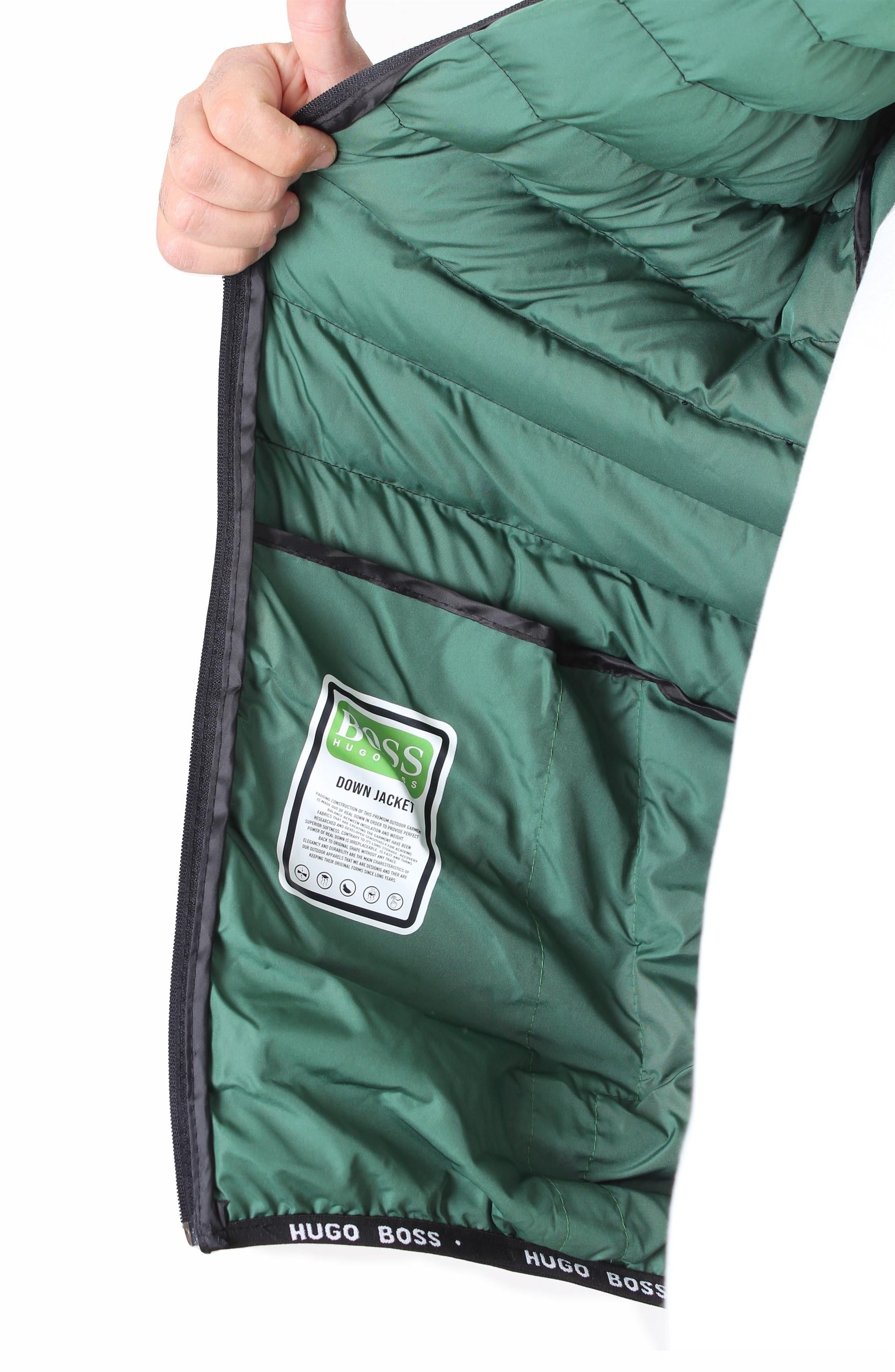 Erkek Büyük Beden Kapuşonlu Mont Bss 24825 SIYAH