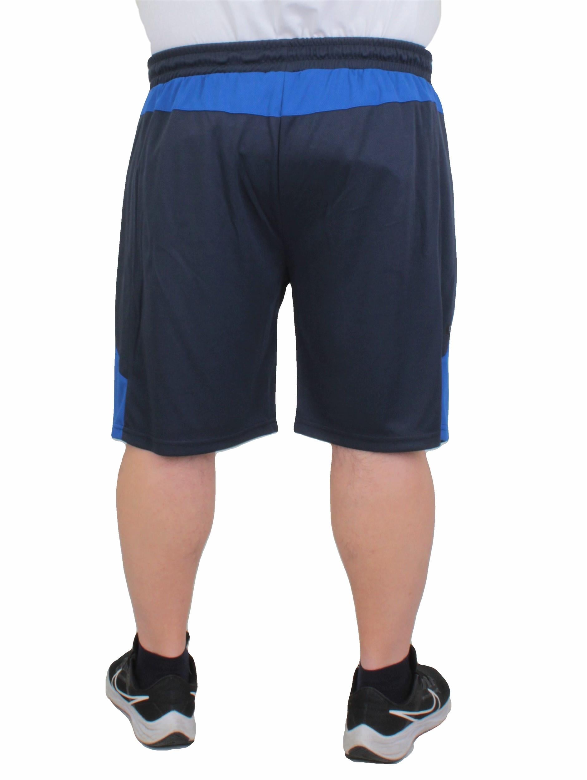 Erkek Büyük Beden Likralı Şort Damla Desen Dri Fit Nk 24639 LACIVERT