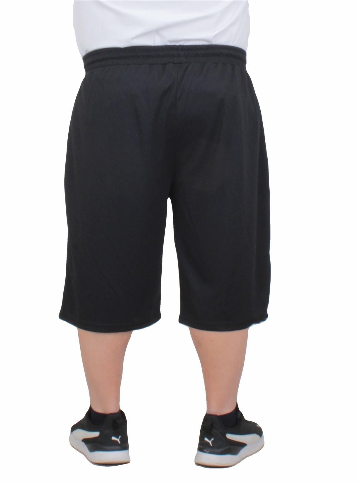 Erkek Büyük Beden Likralı Şort PM 24640 SIYAH