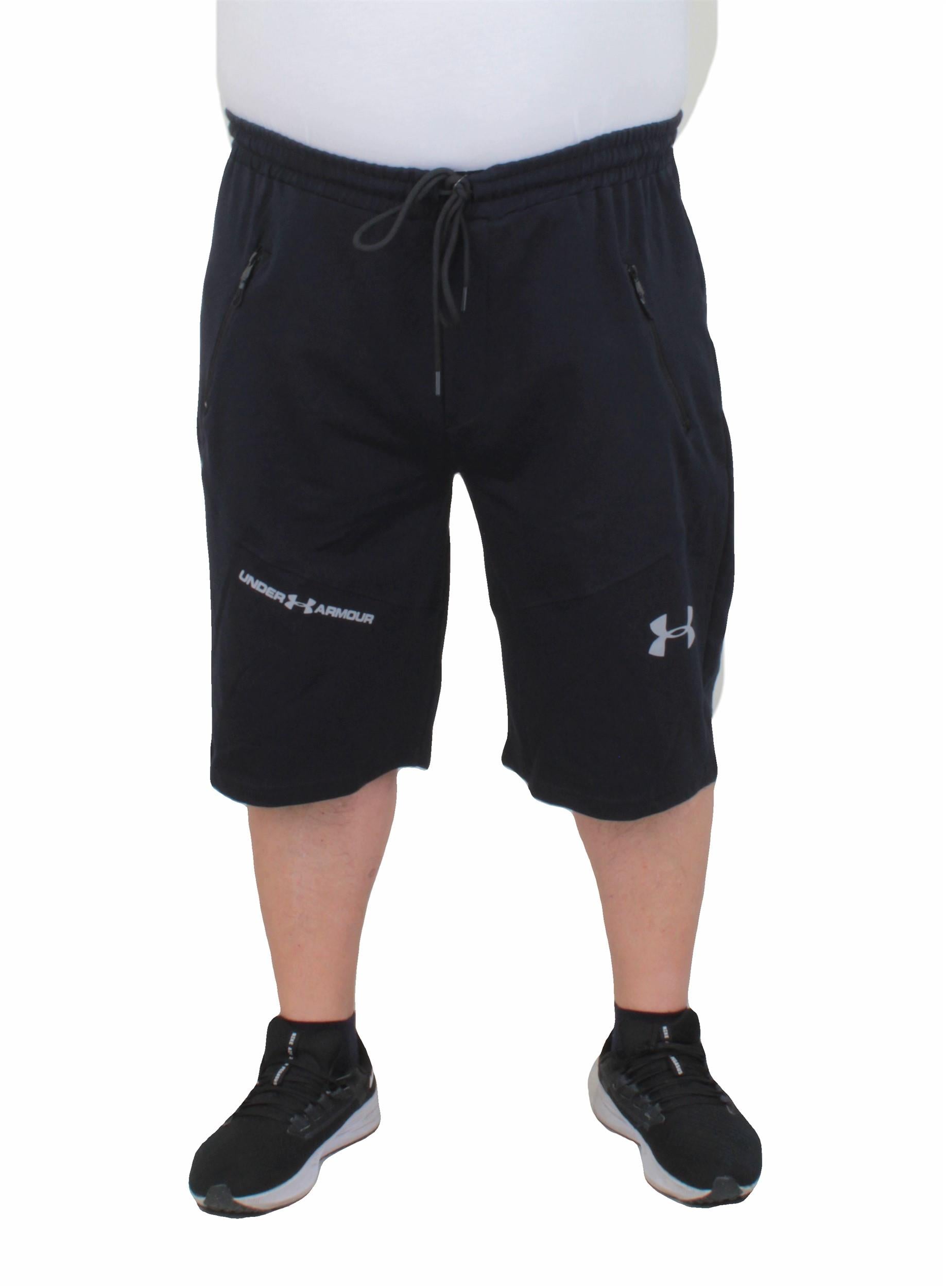 Büyük Beden Erkek Penye Şort UAR 24627 LACIVERT