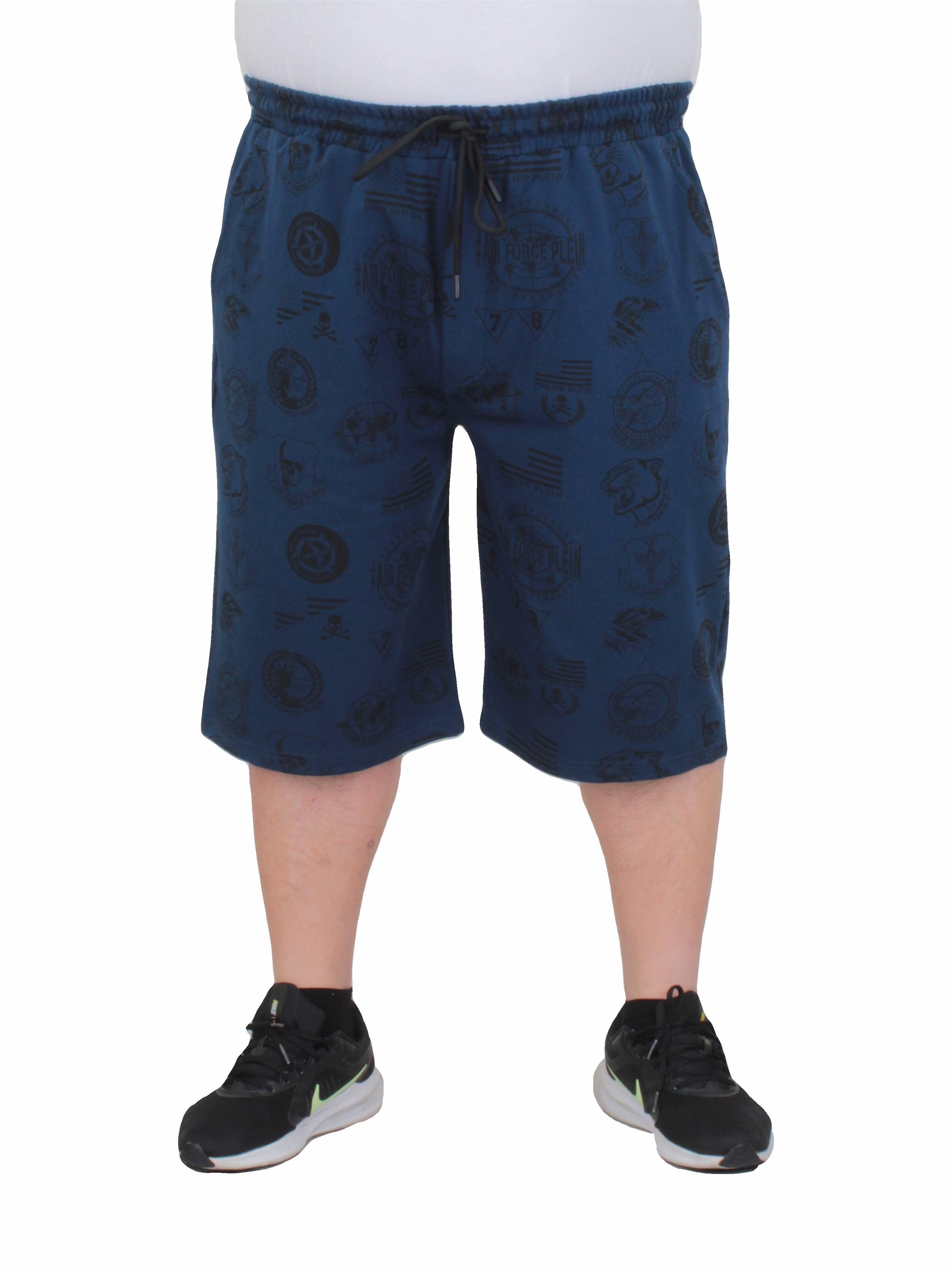 Erkek Büyük Beden PHL. PLN.Şort 24643 Marin