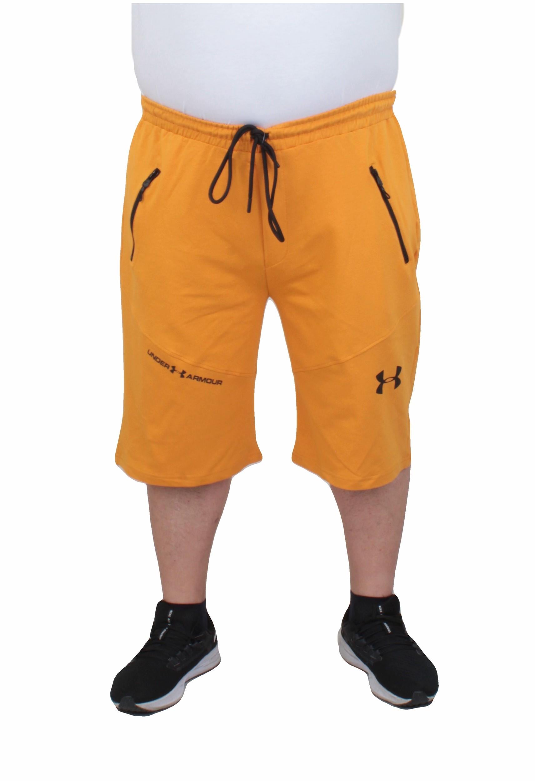 Büyük Beden Erkek Penye Şort UAR 24627 HARDAL