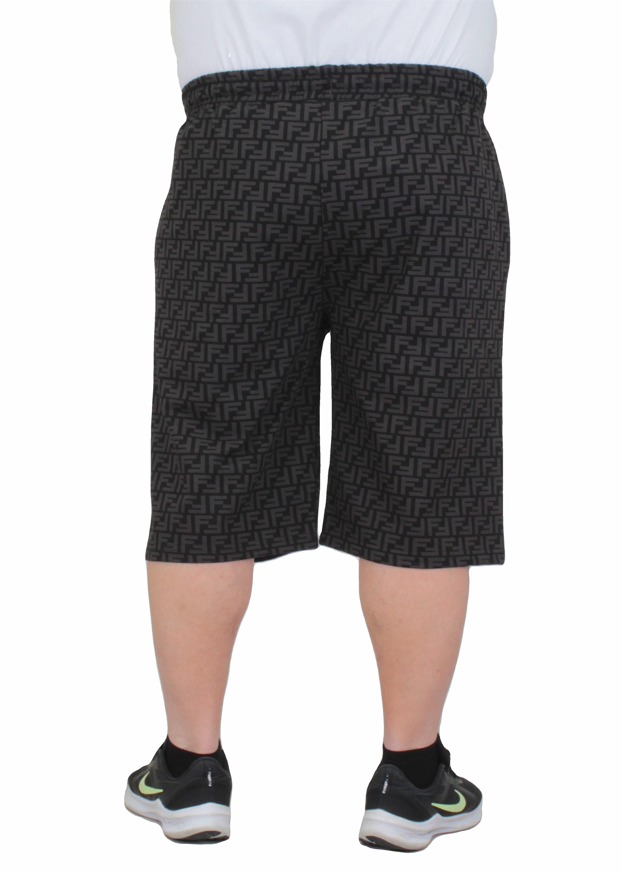 Erkek Büyük Beden FND Şort 24642 SIYAH