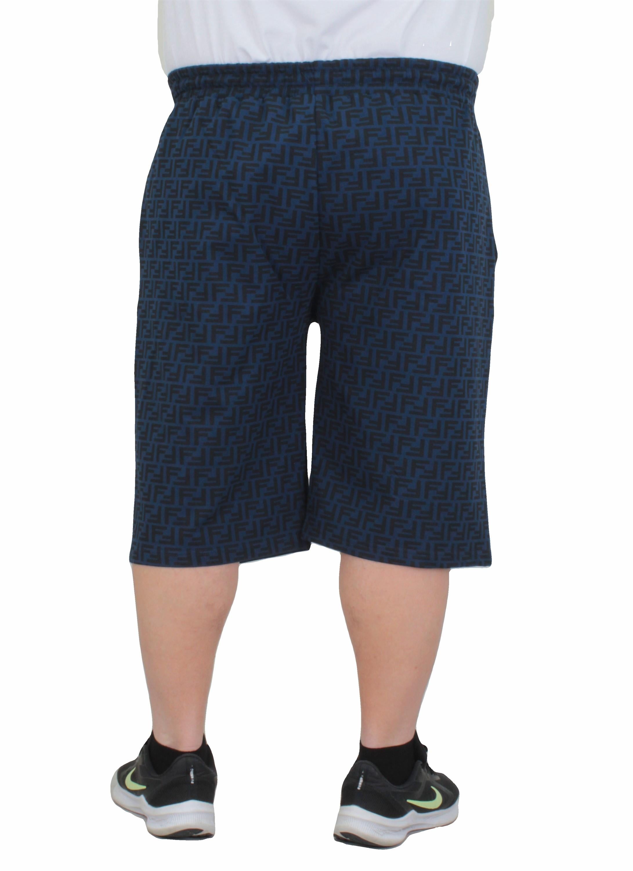 Erkek Büyük Beden FND Şort 24642 Marin