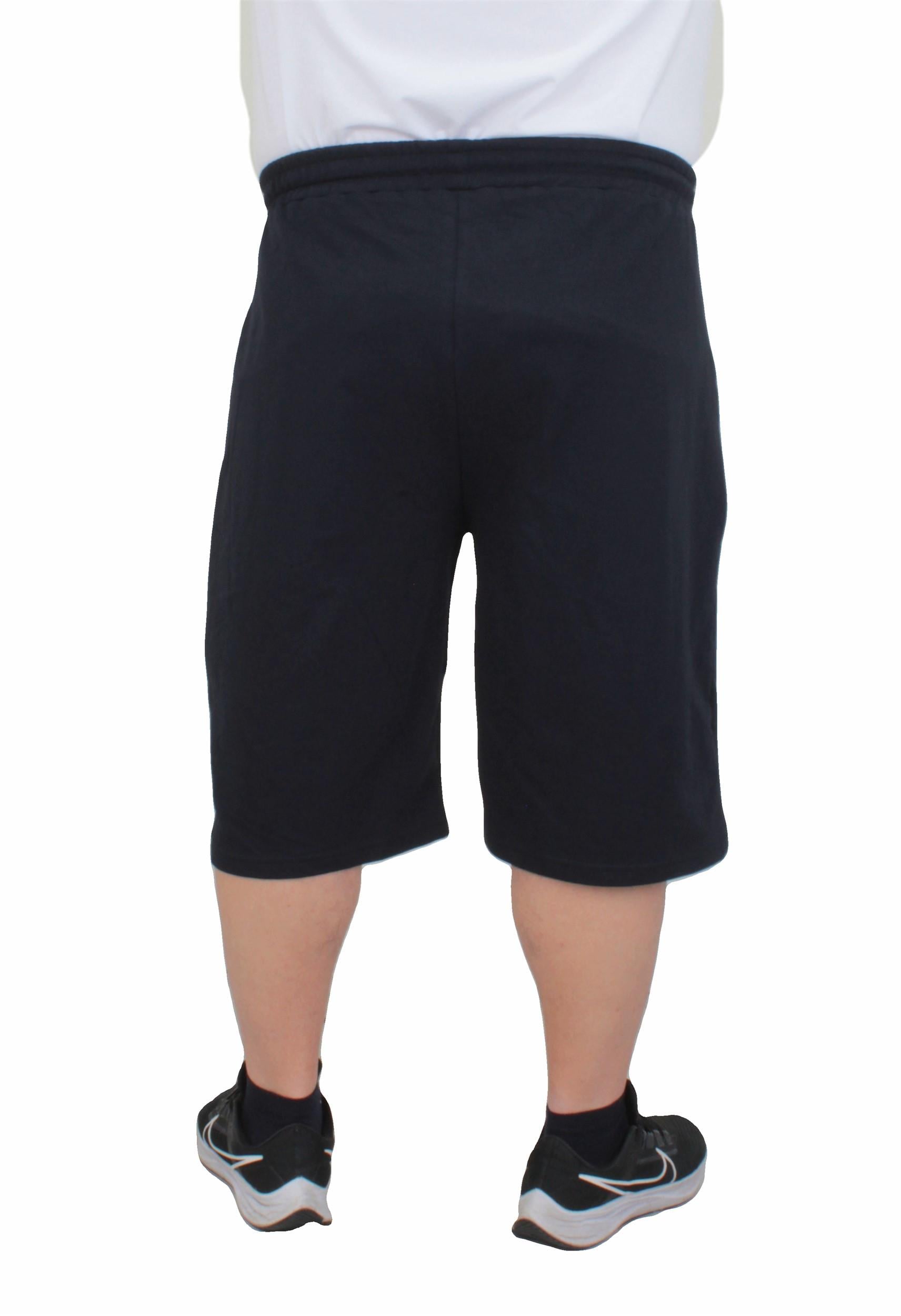 Büyük Beden Erkek Penye Şort UAR 24627 LACIVERT