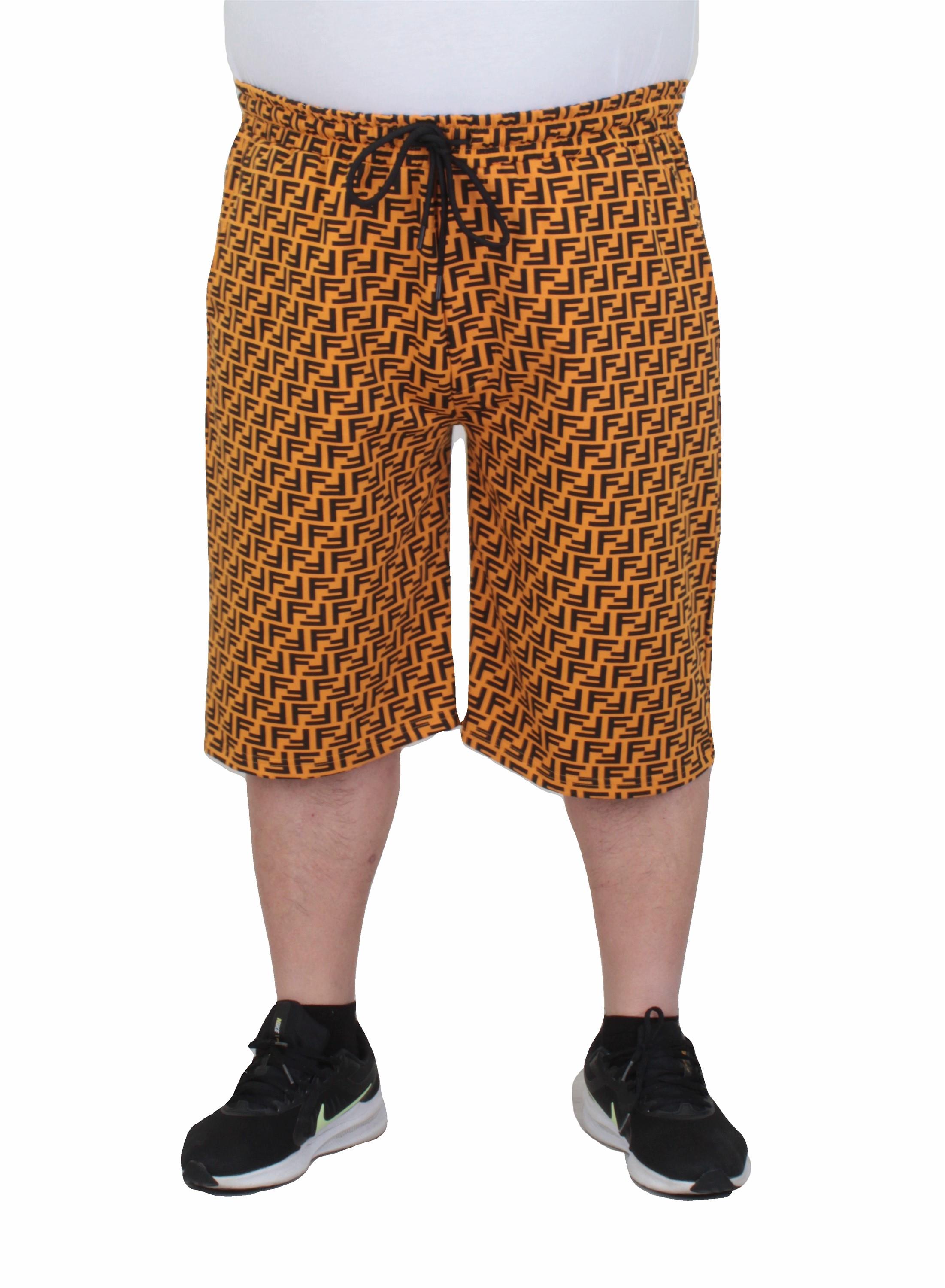 Erkek Büyük Beden FND Şort 24642 HARDAL