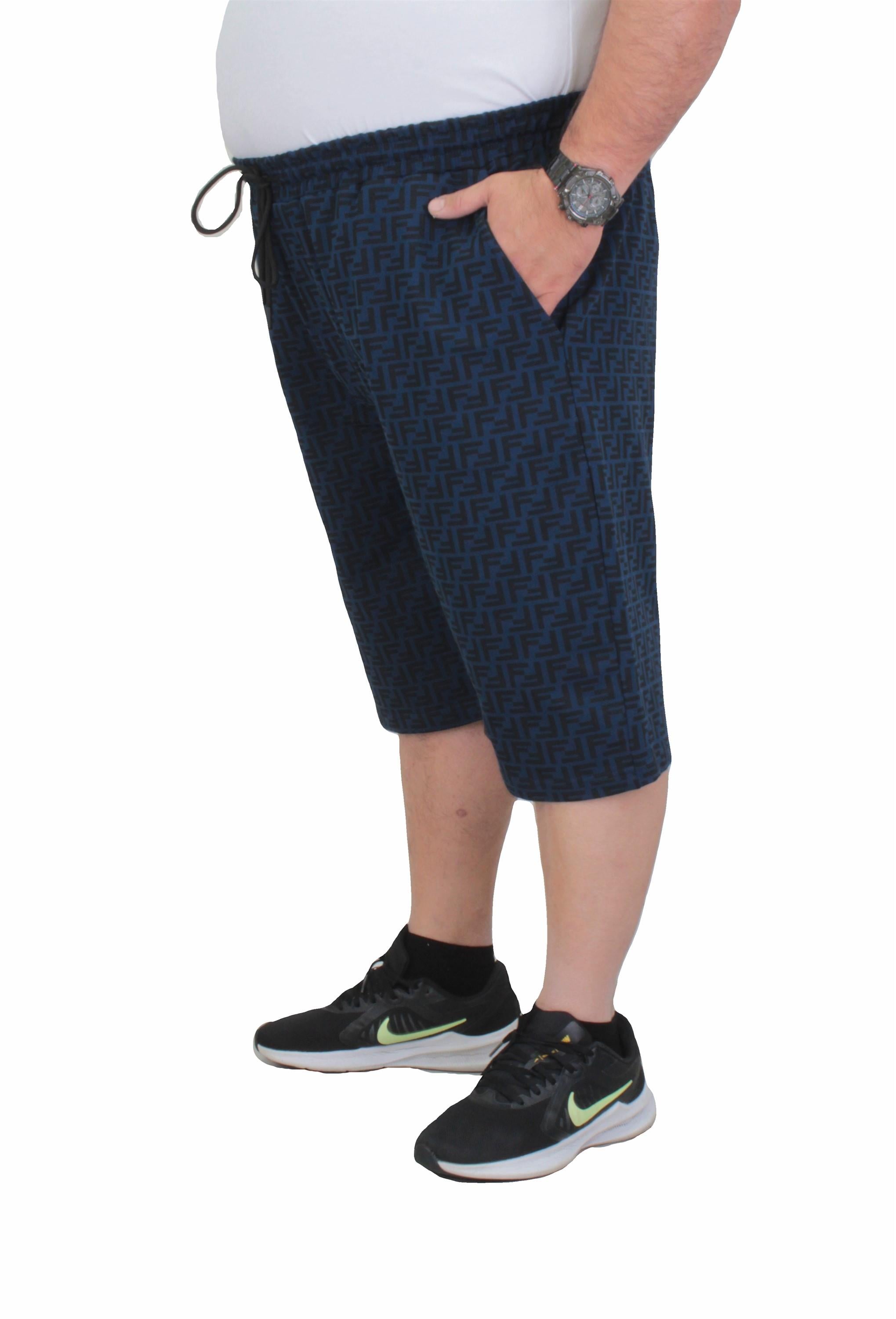 Erkek Büyük Beden FND Şort 24642 Marin