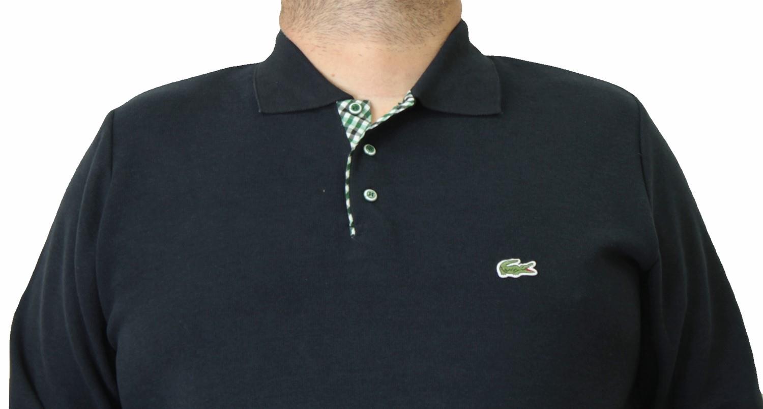 Erkek Büyük Beden Polo Yaka Sweat Lcs.24401 LACIVERT