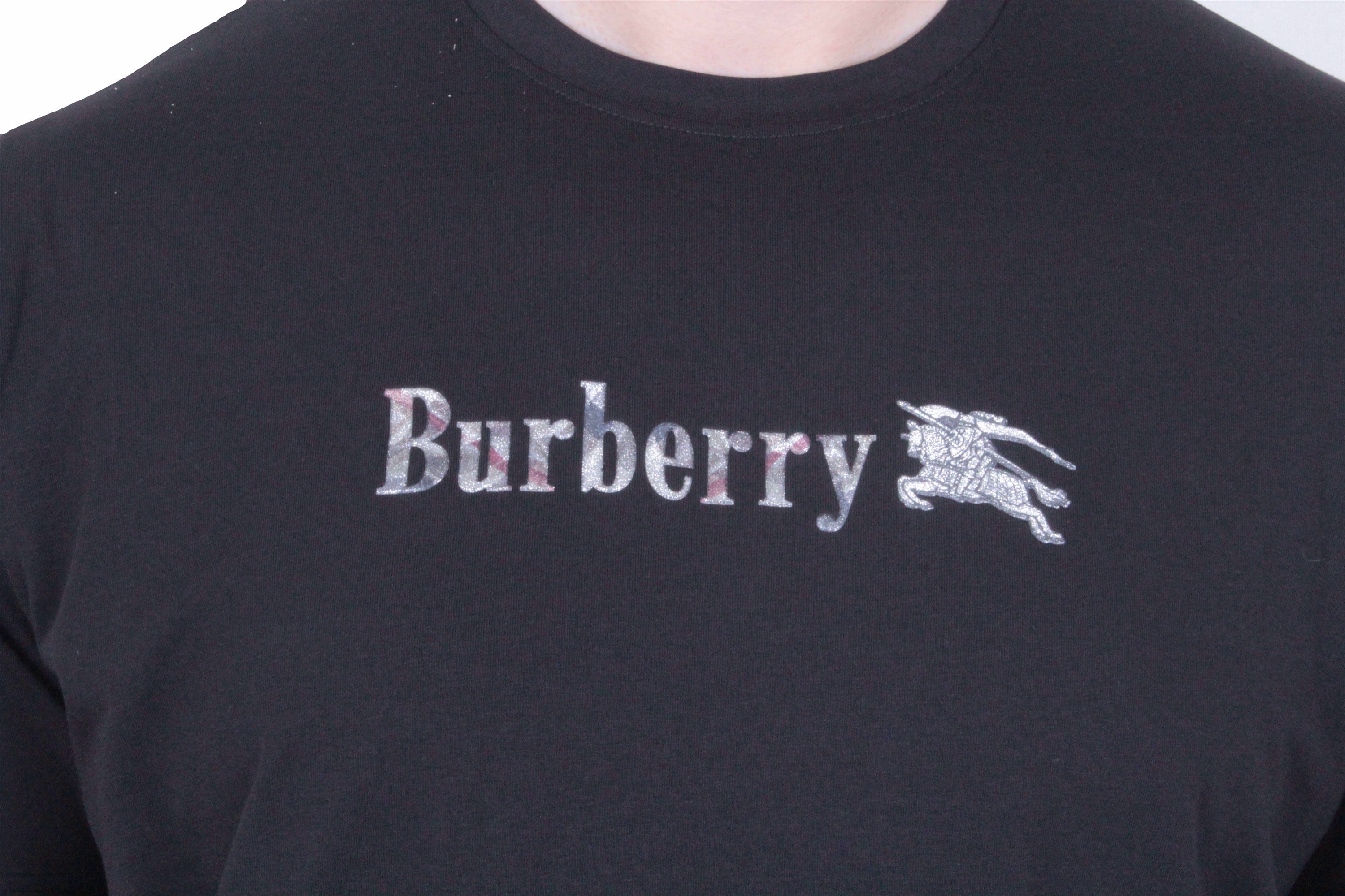 Erkek Büyük Beden Sıfır Yaka Tişört Brbr 26111 SIYAH