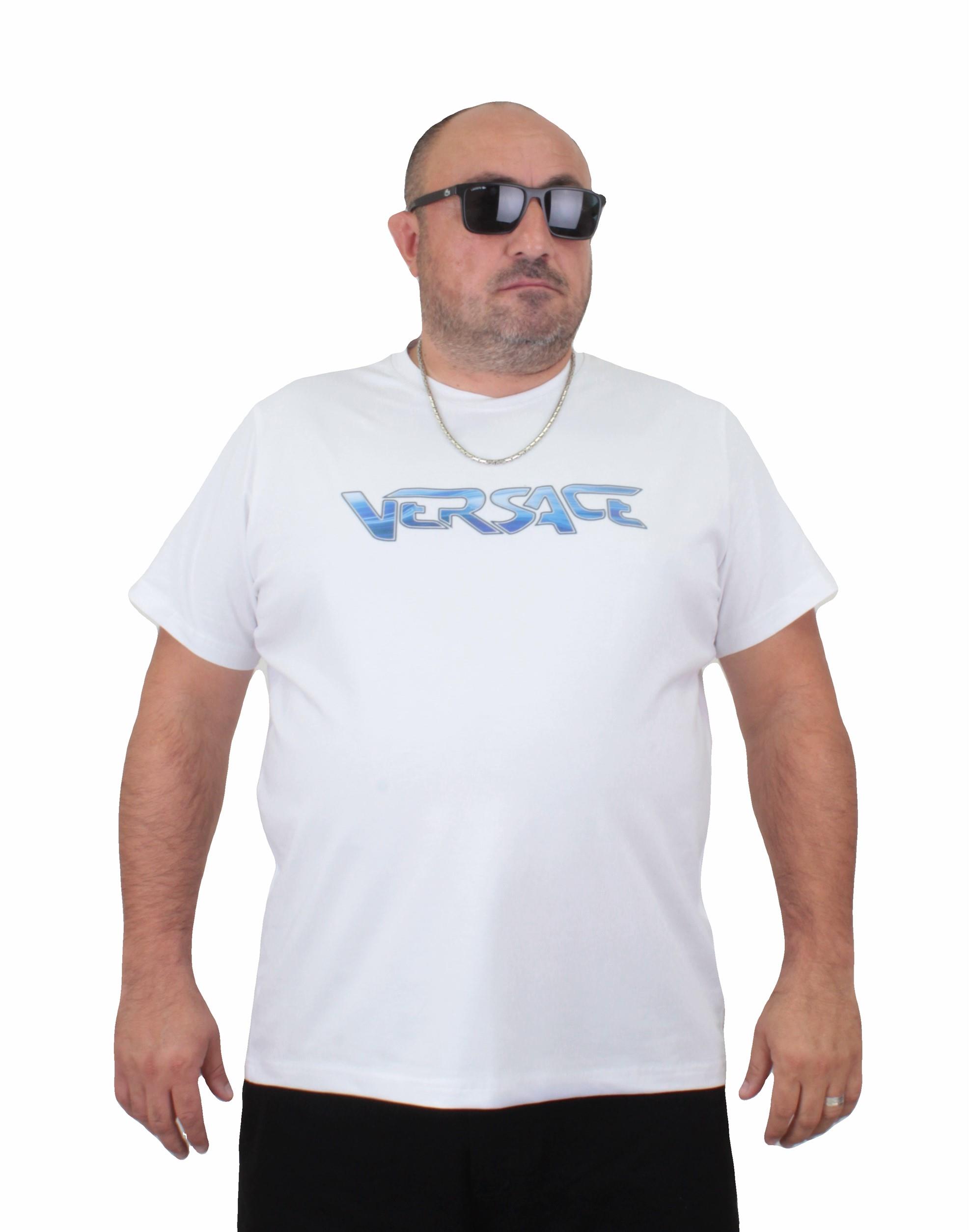 Tişört Bisiklet Yaka VRS 24124 BEYAZ