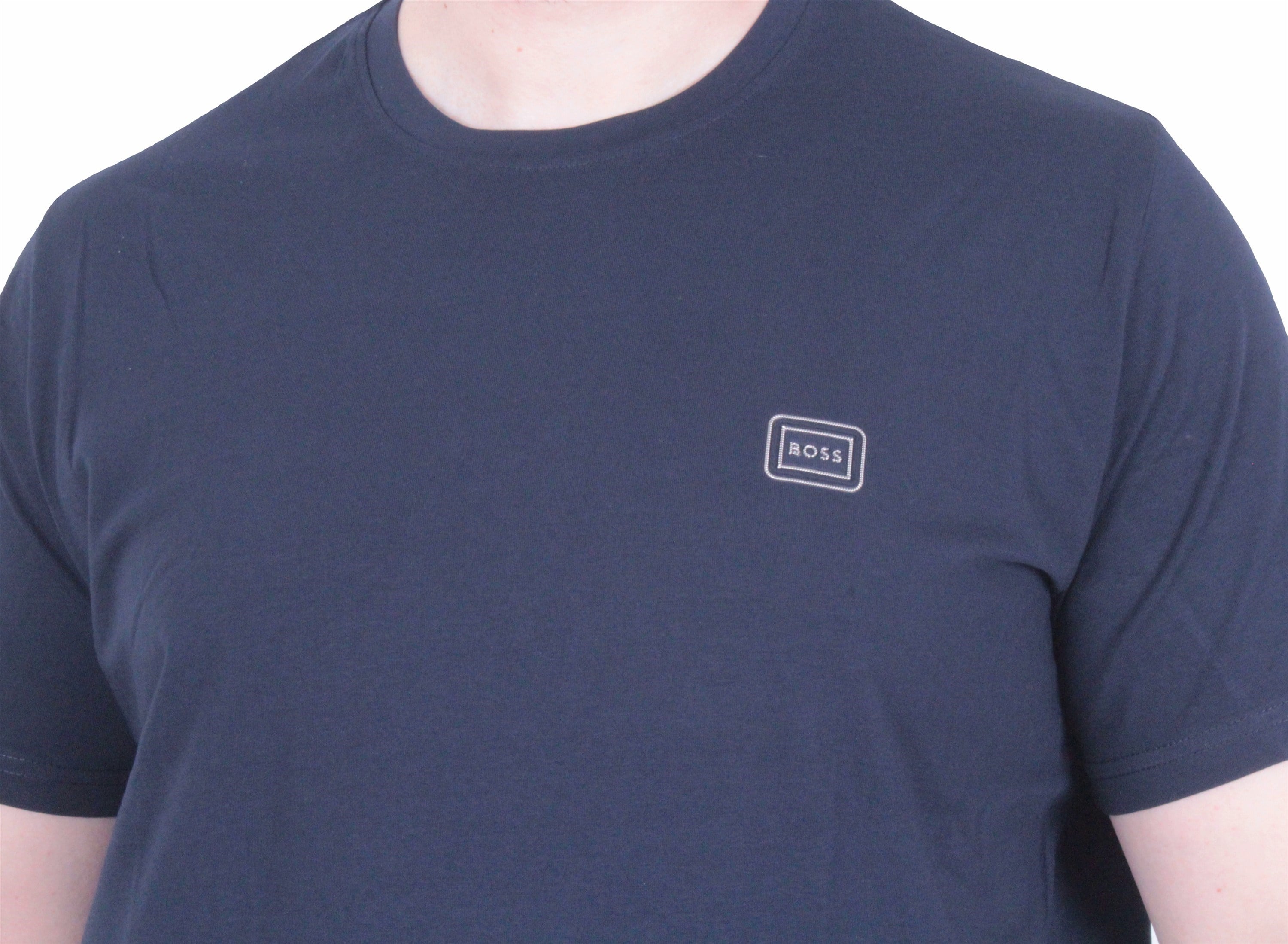 Erkek Büyük Beden Sıfır Yaka Tişört BSS 26109 LACIVERT