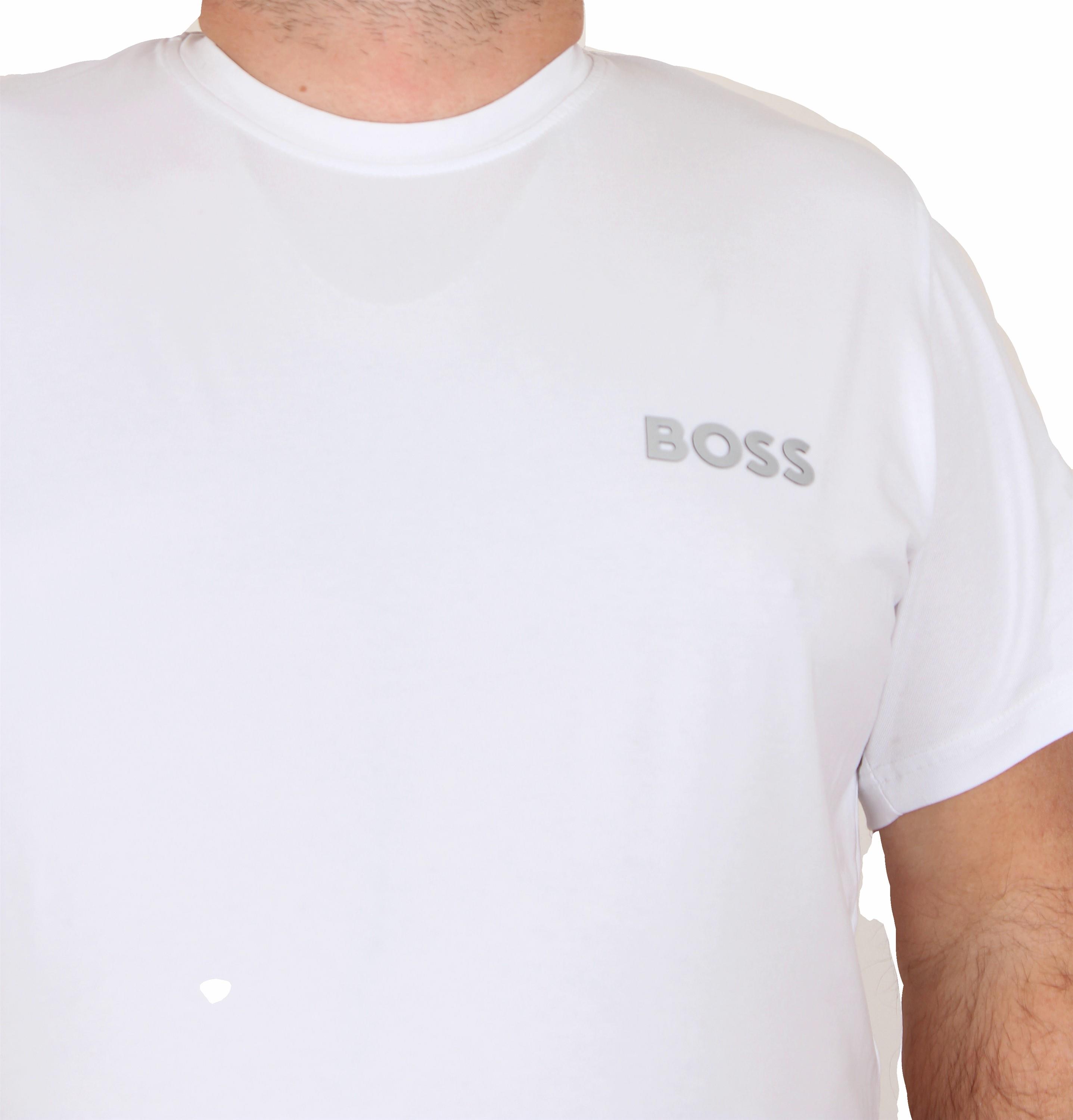 Erkek Büyük Beden Sıfır Yaka Tişört Bss 25102 BEYAZ