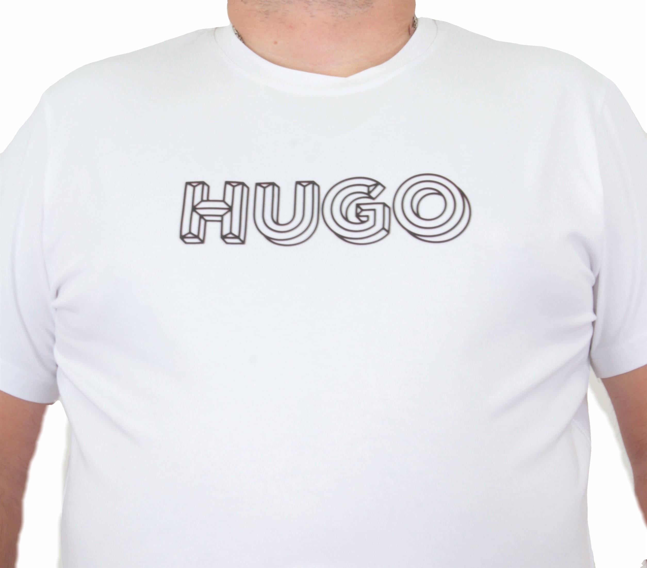 Tişört Bisiklet Yaka HGBS 24123 BEYAZ