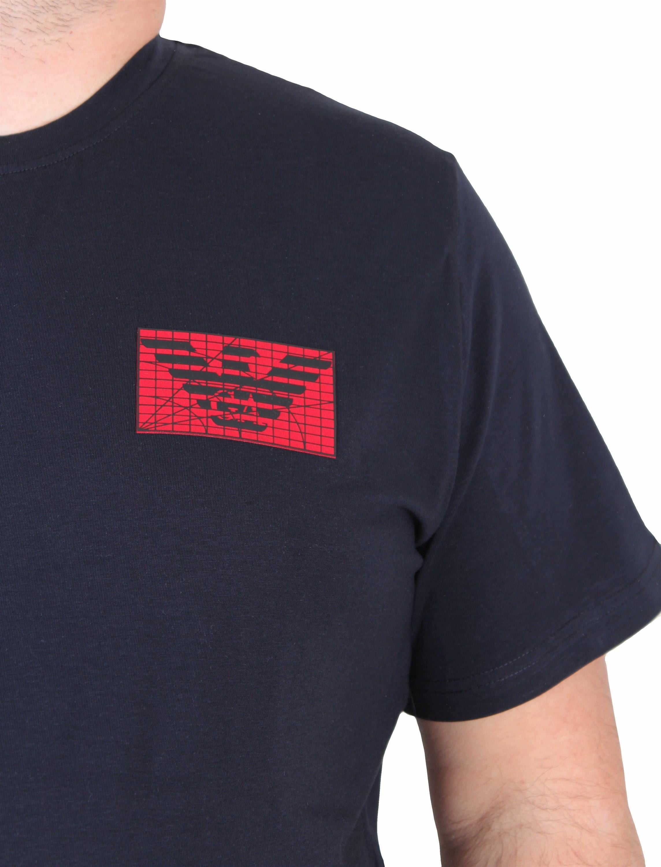 Erkek Büyük Beden Sıfır Yaka Tişört GA 25118 LACIVERT