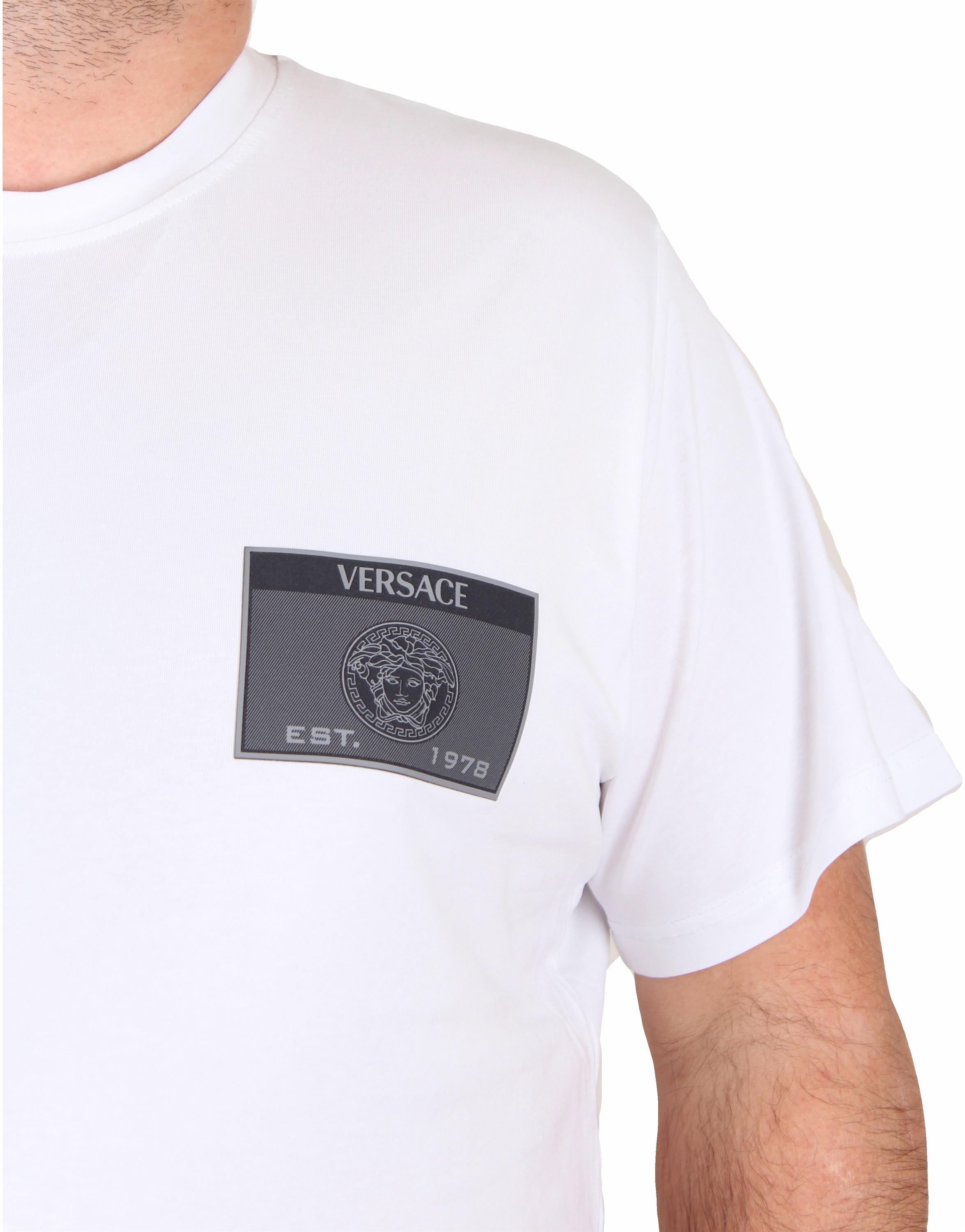 Erkek Büyük Beden Sıfır Yaka Tişört Vrs 25117 BEYAZ