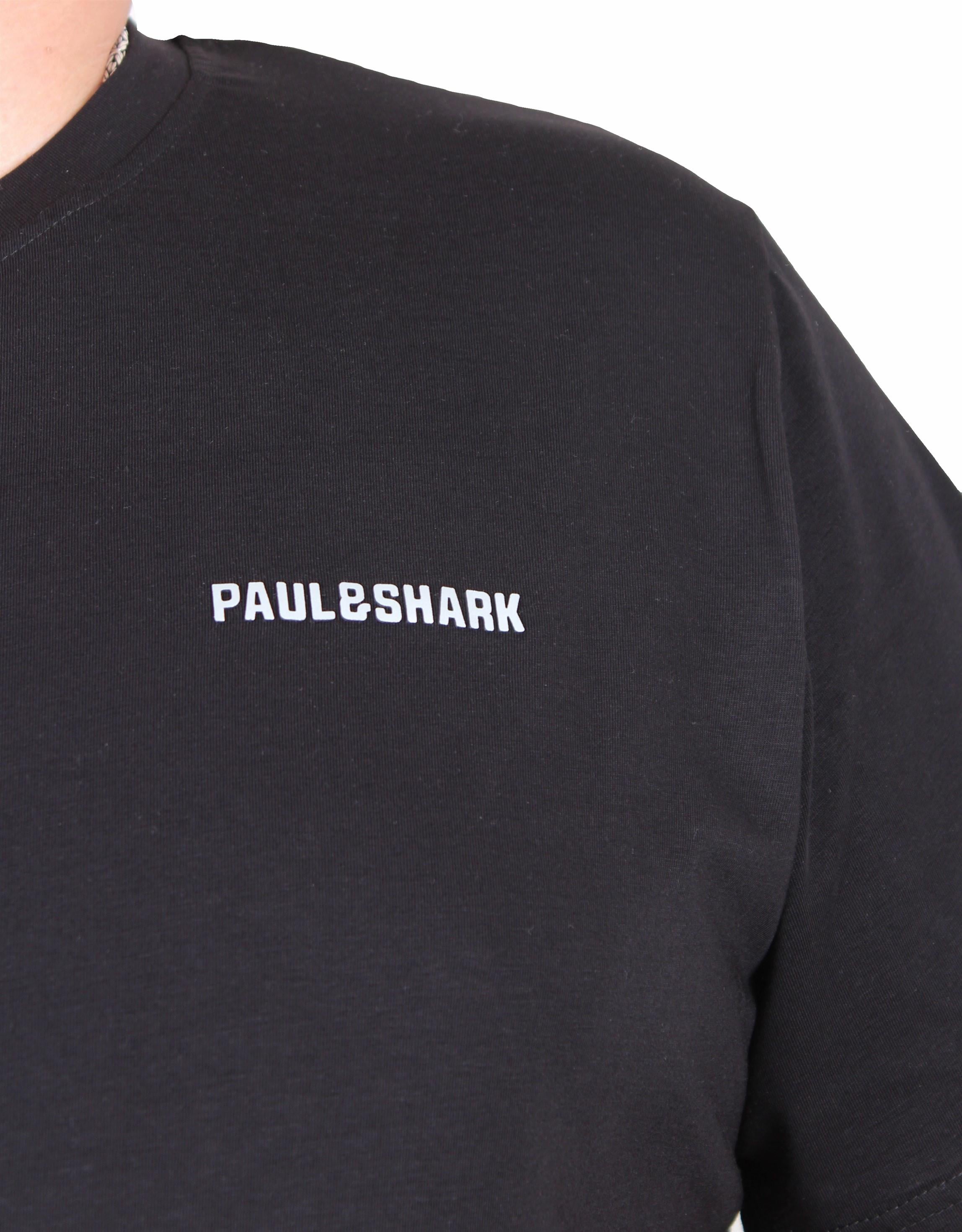 Erkek Büyük Beden Sıfır Yaka Tişört PShrk 25108 SIYAH