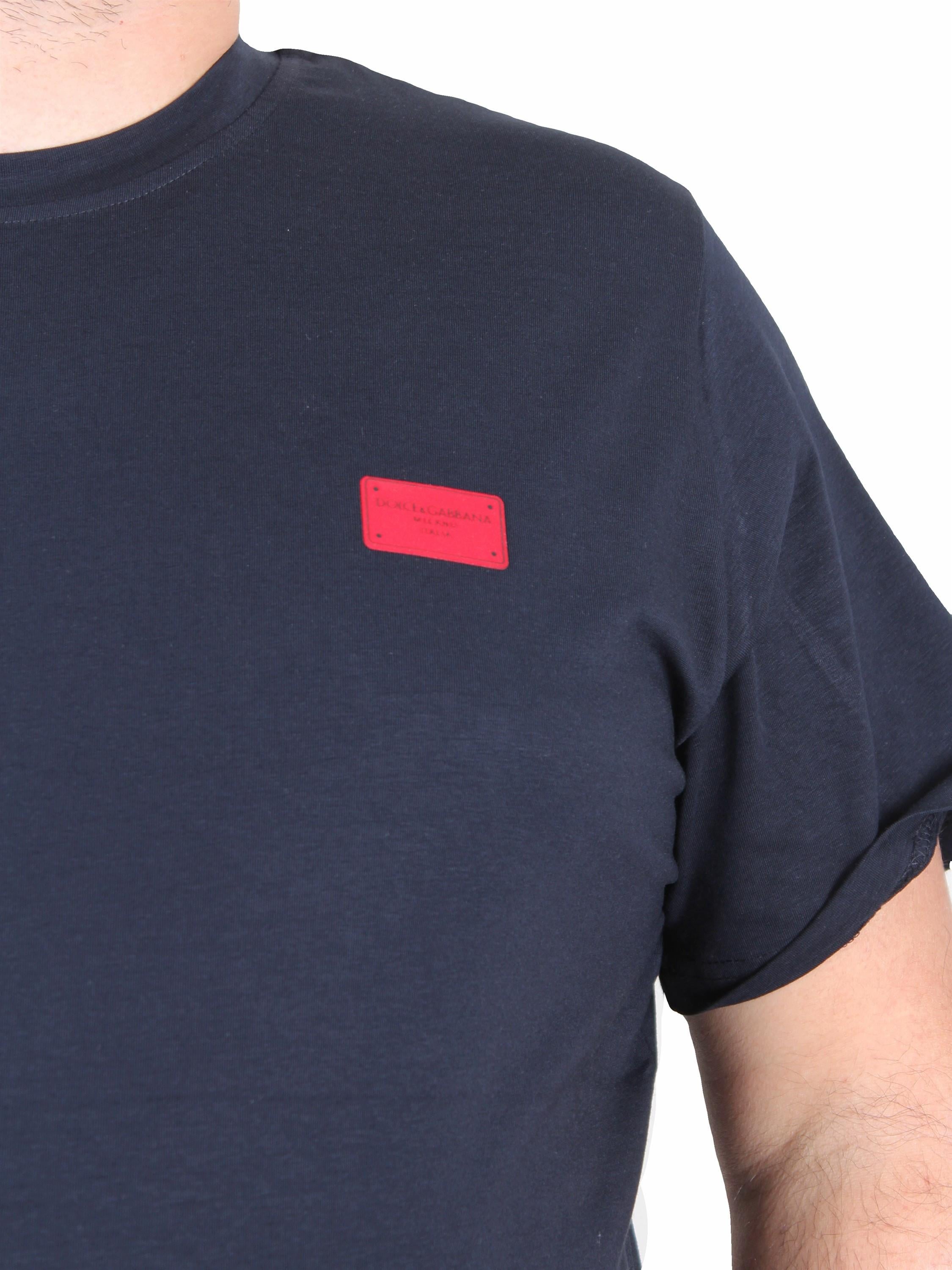 Erkek Büyük Beden Sıfır Yaka Tişört DG 25123 LACIVERT