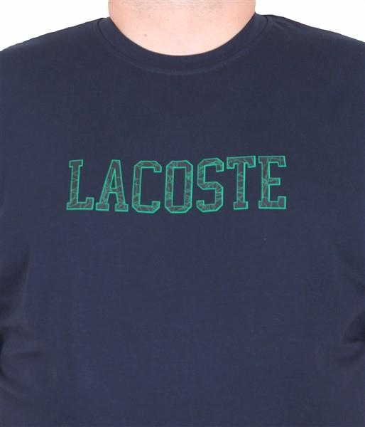 Erkek Büyük Beden Sıfır Yaka Tişört Lcst 25136 LACIVERT