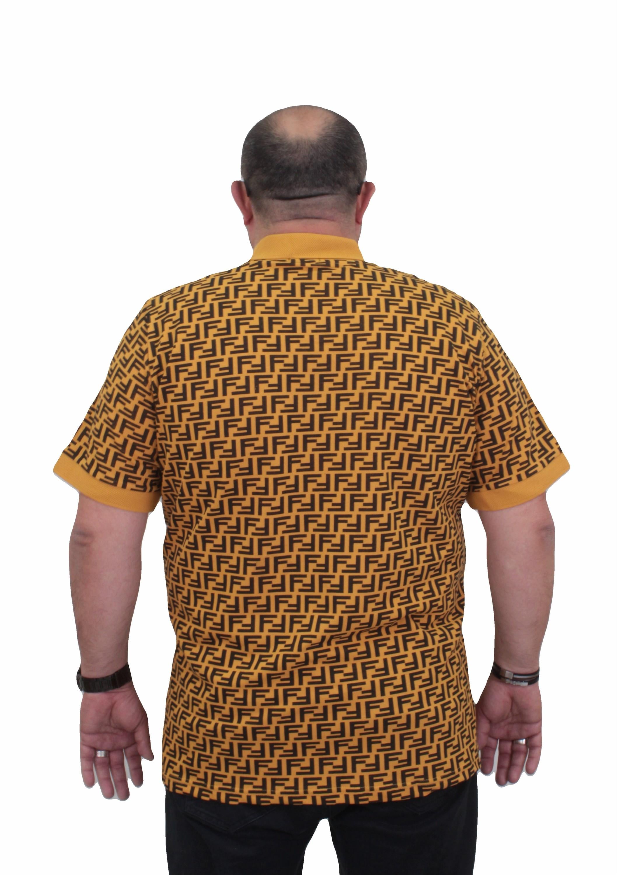 Erkek Büyük Beden Polo Yaka Tişört FND 24458 HARDAL