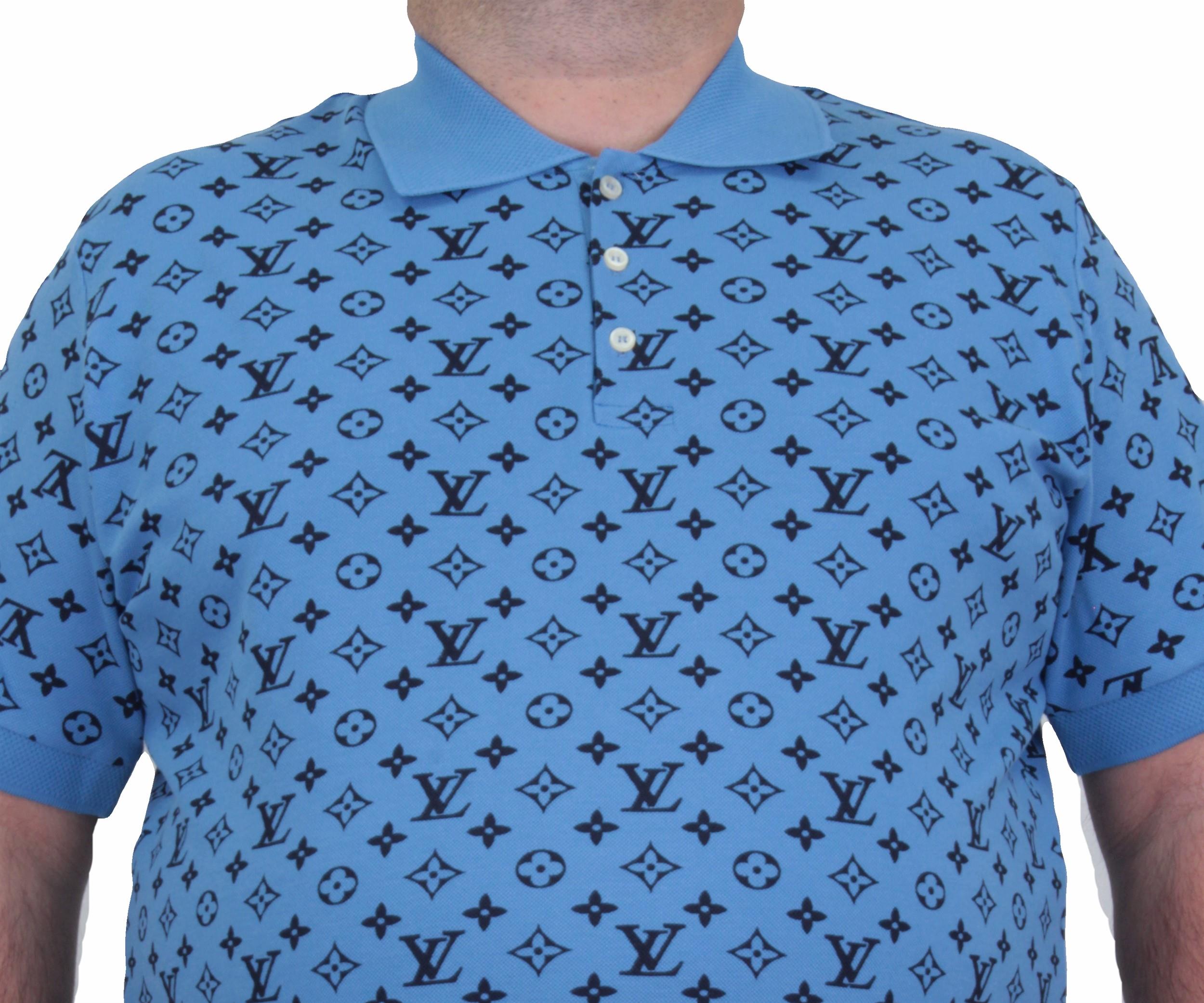 Erkek Büyük Beden Polo Yaka Tişört LV 24459 MAVI