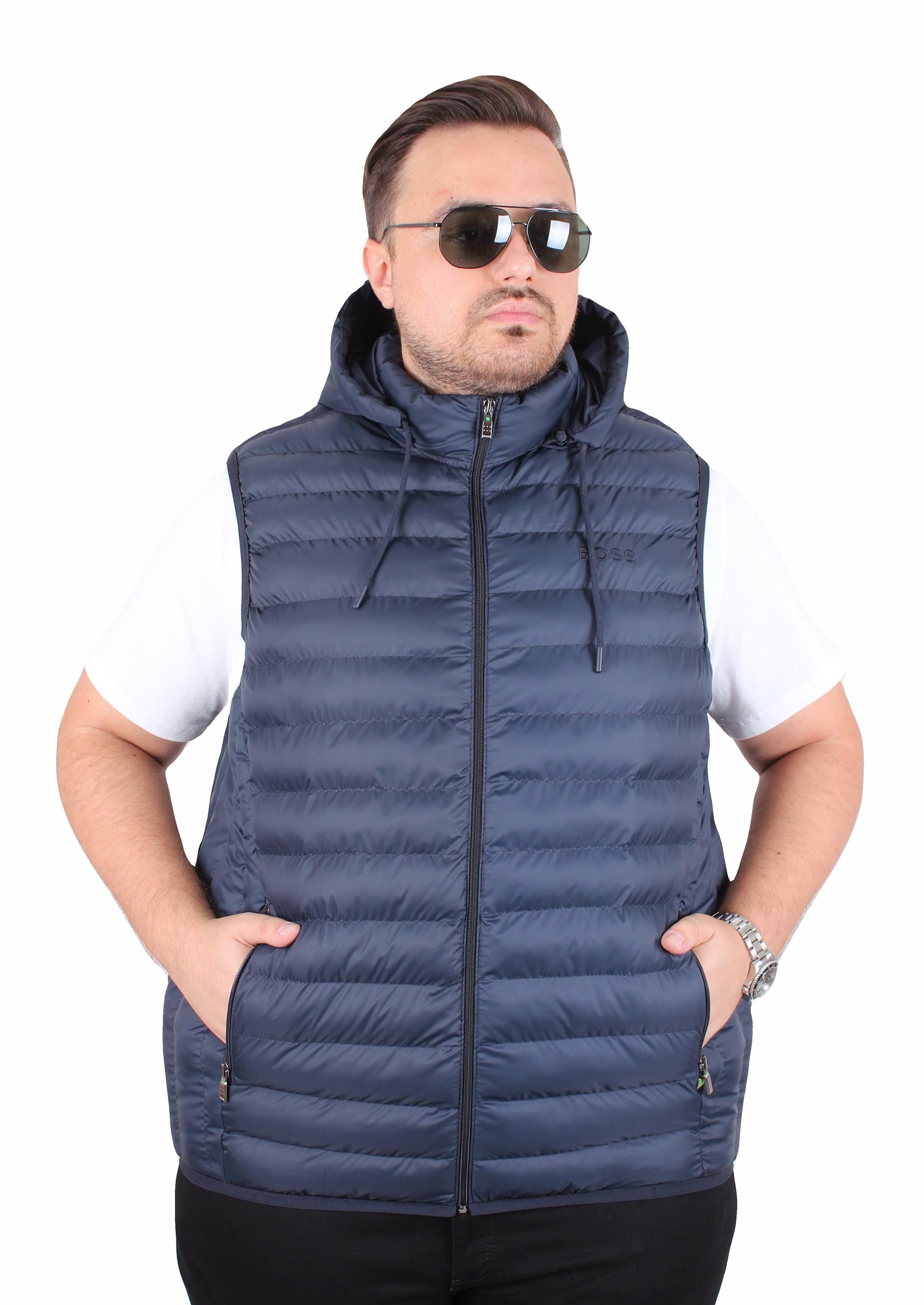 Erkek Büyük Beden Bss. Yelek 2506 LACIVERT