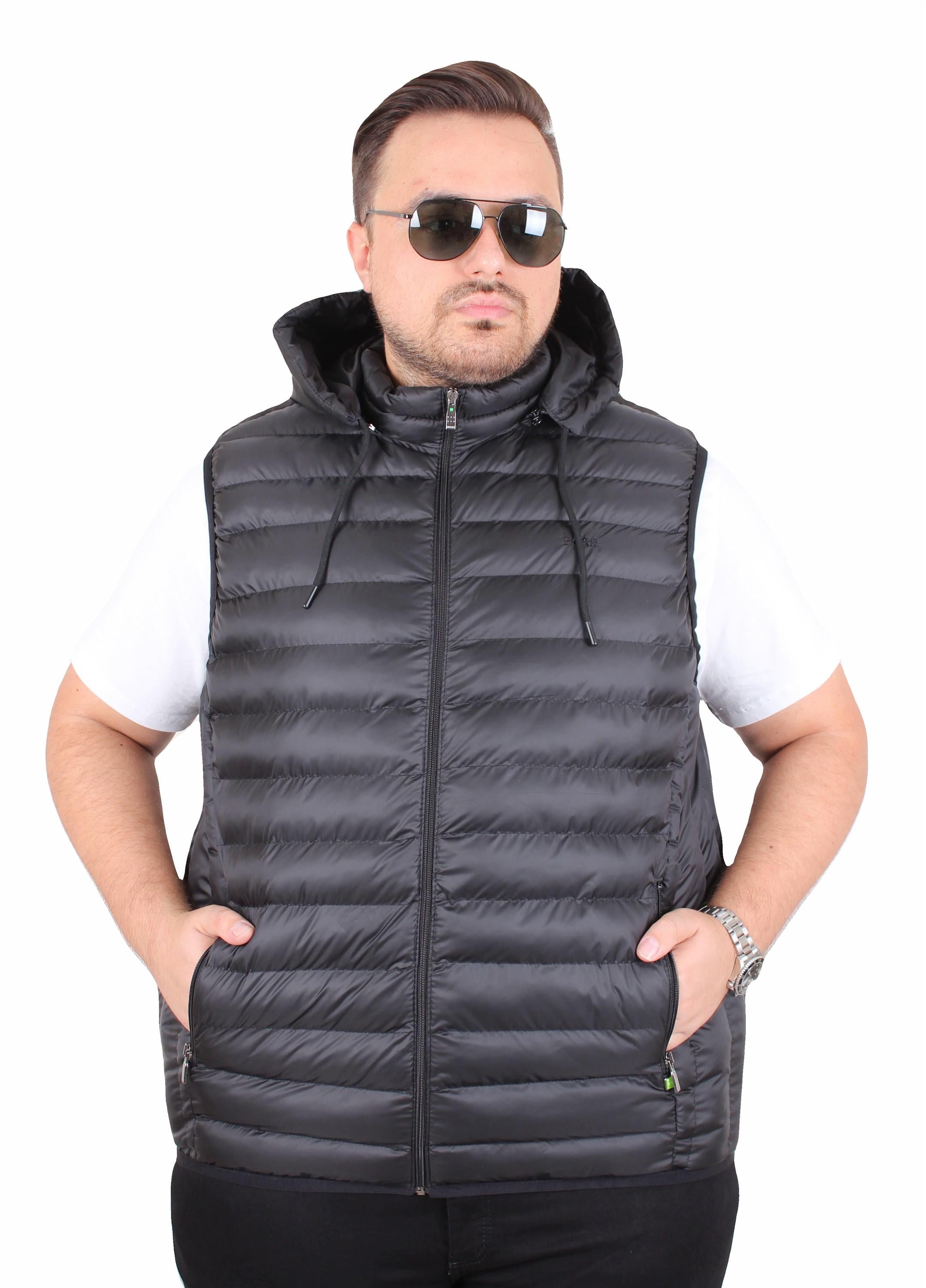 Erkek Büyük Beden Bss. Yelek 2506 SIYAH