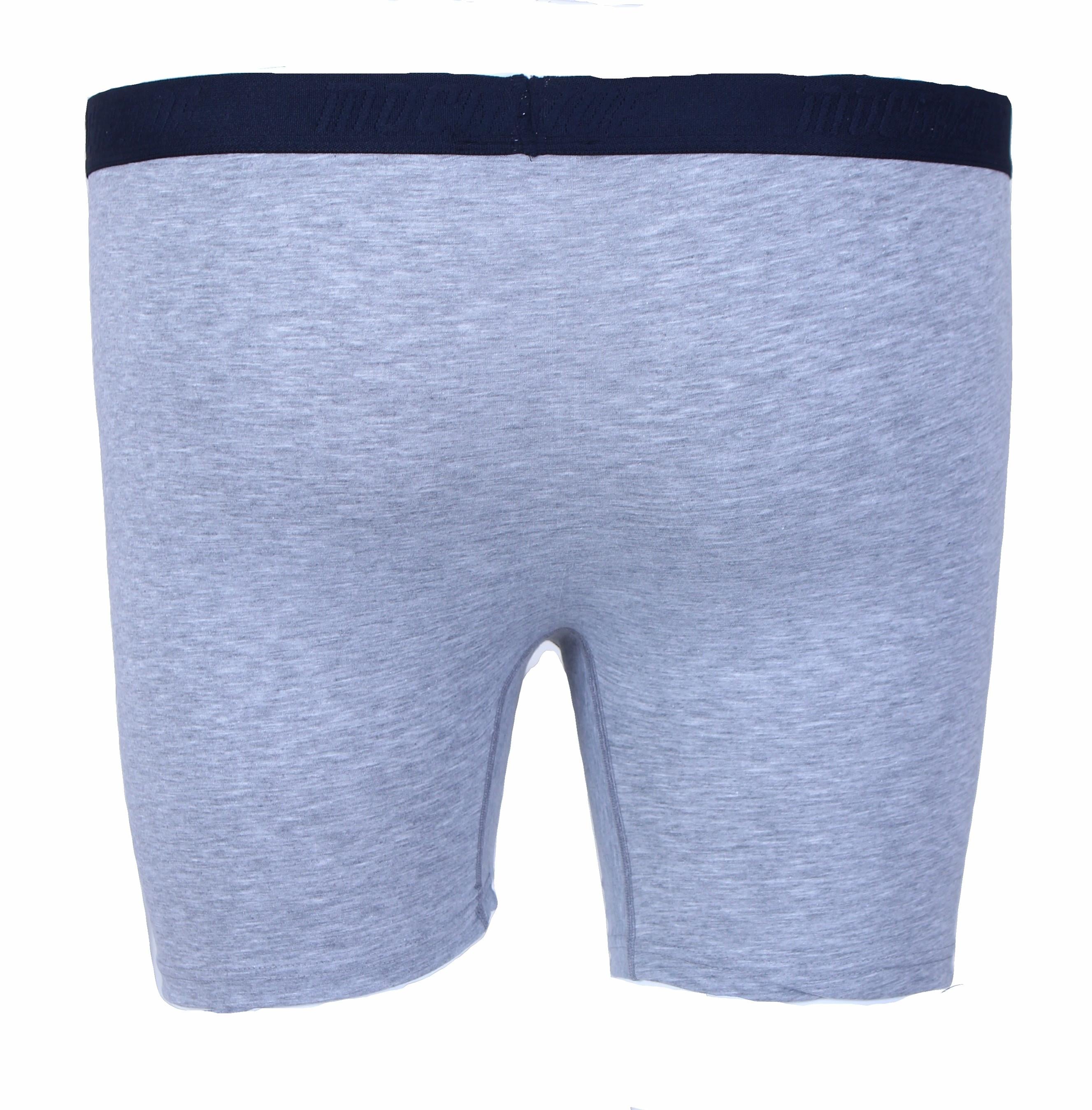 Starbattal Erkek Büyük Beden Likralı Uzun Paça Boxer 11906 GRI MELANJ