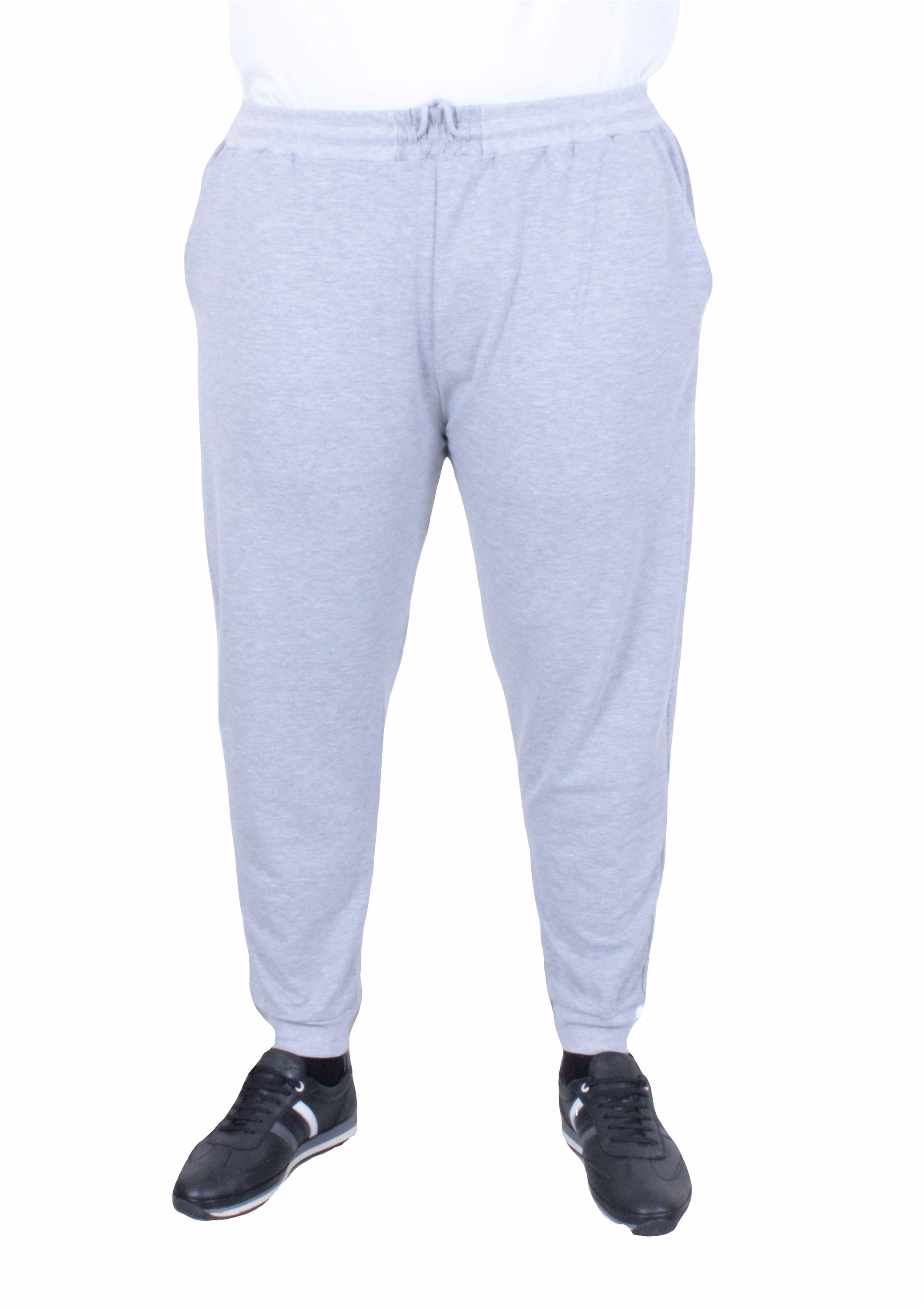 Starbattal Büyük Beden Basic Eşofman Altı Full Lycra 11516 GRI MELANJ