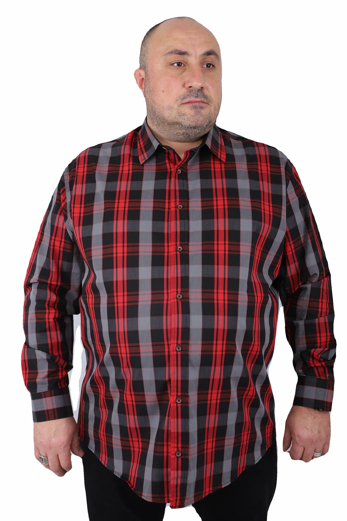 Starbattal Büyük Beden Erkek Gömlek Viento 23369 SIYAH