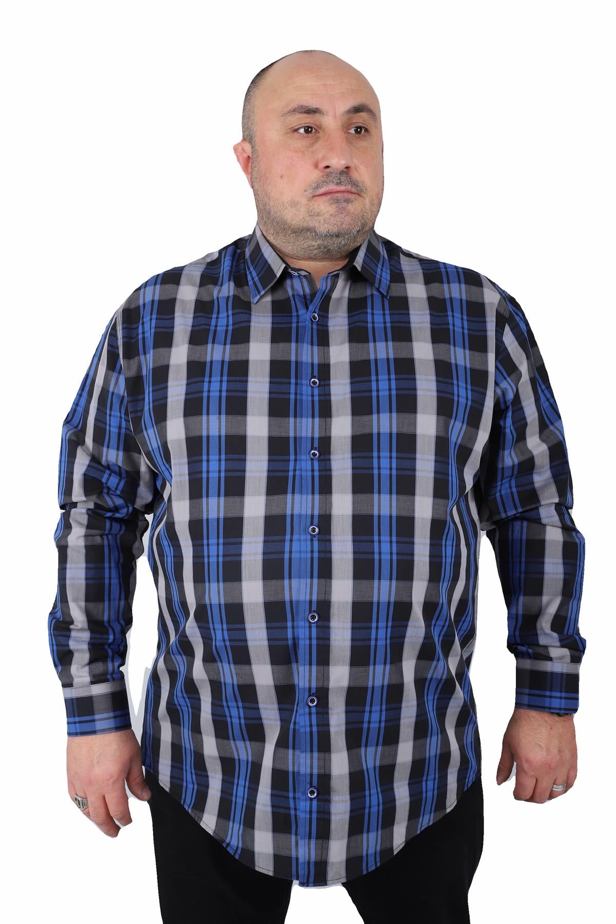 Starbattal Büyük Beden Erkek Gömlek Viento 23369 SAKS