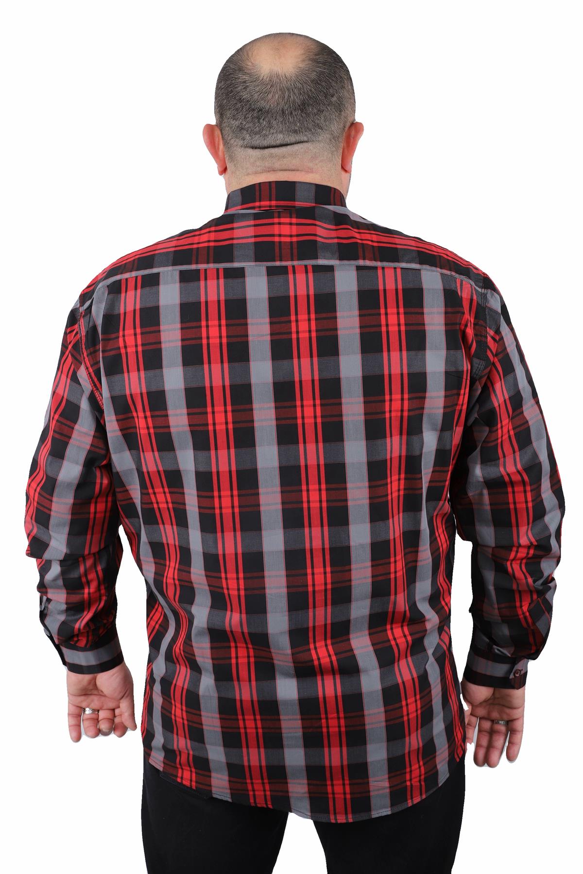 Starbattal Büyük Beden Erkek Gömlek Viento 23369 SIYAH