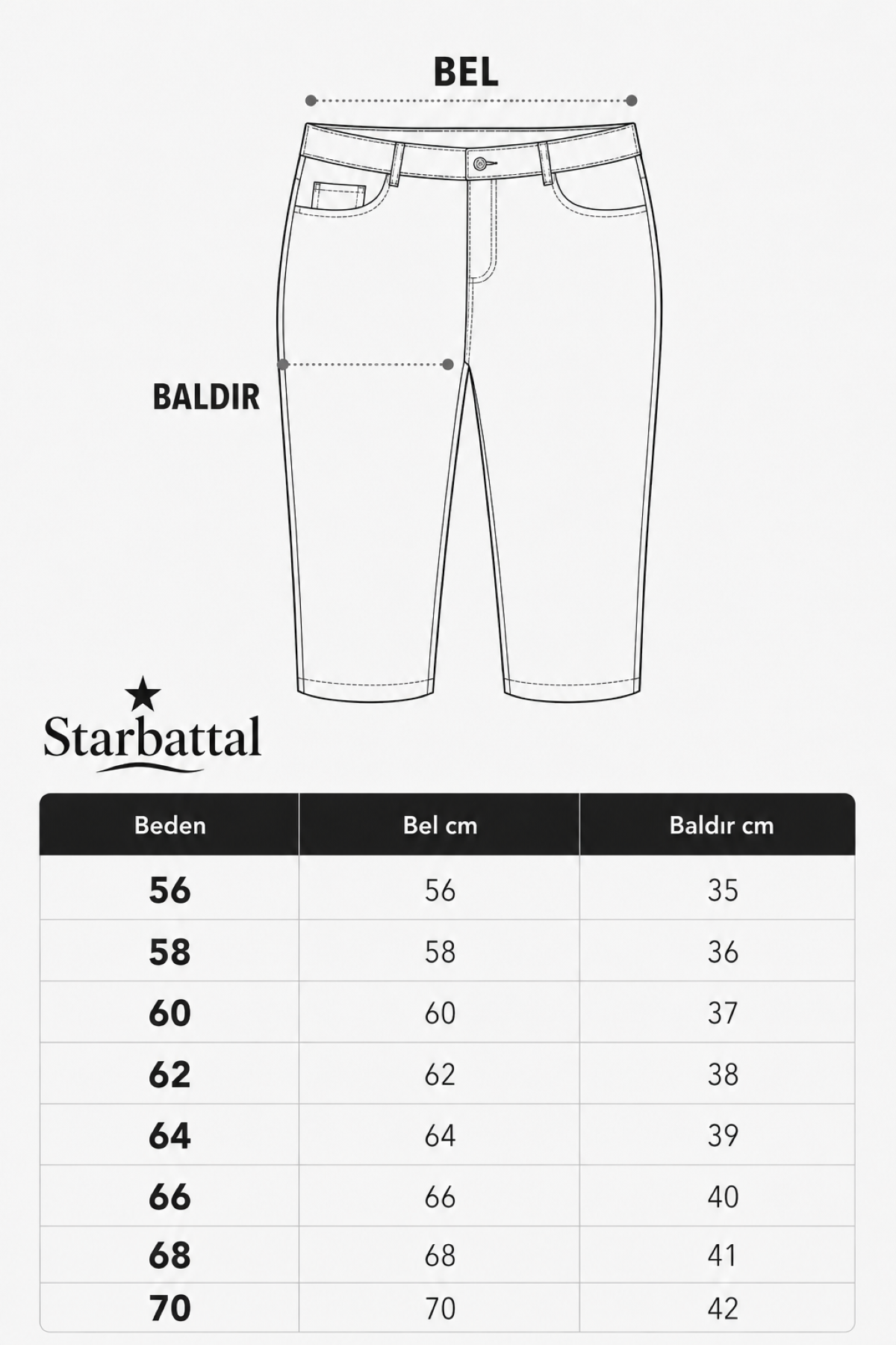 Starbattal Erkek Büyük Beden Yan Cepli Keten Kapri 11930 LACIVERT