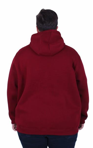 Starbattal Büyük Beden 3ip Kapüşonlu Sweat Lets Go 25720 MURDUM