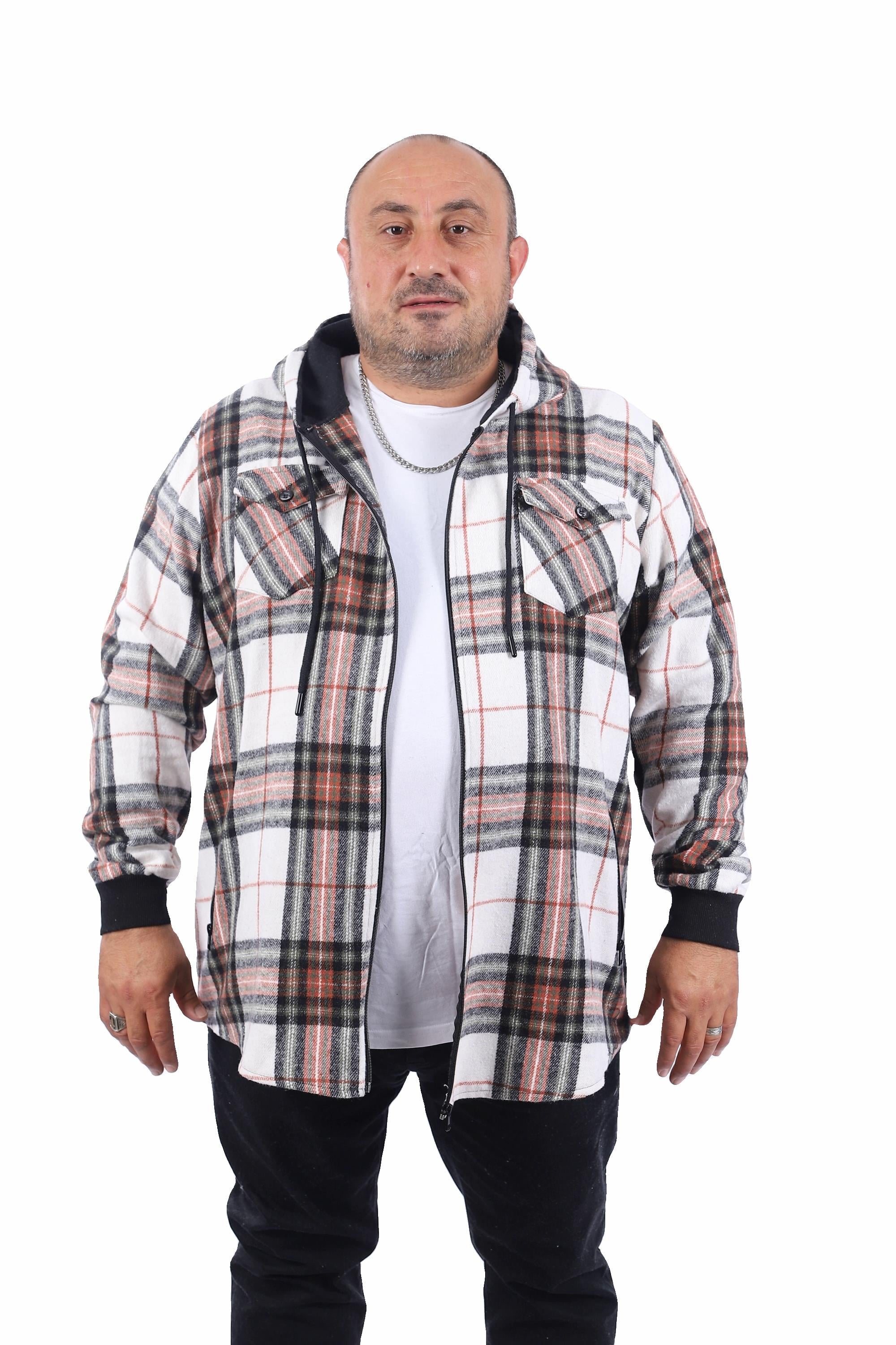 Starbattal Büyük Beden Oduncu Sweat Çift Cep 22202-1787