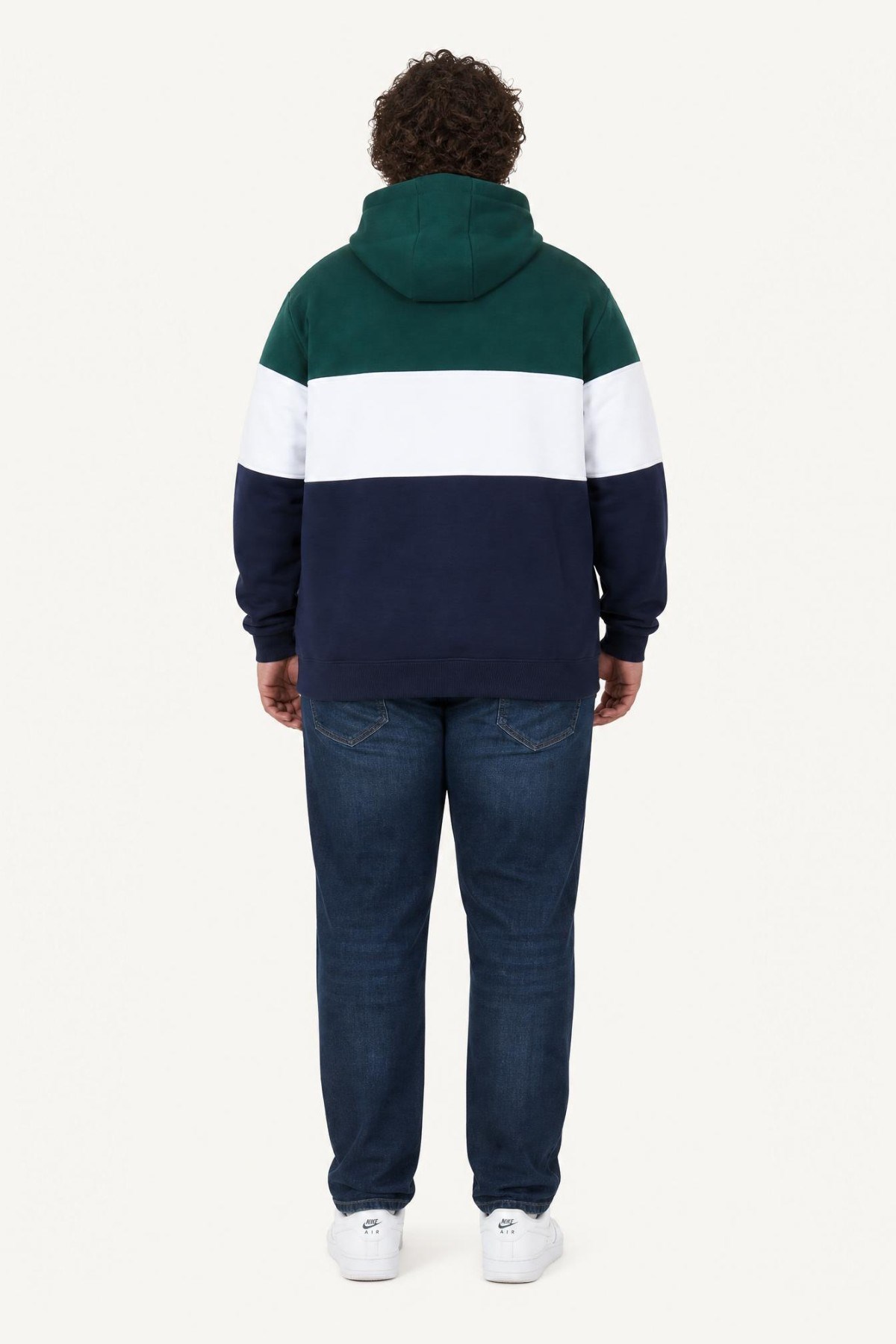 Starbattal Büyük Beden Kapüşonlu 3ip Sweat MG 25725 NEFTI