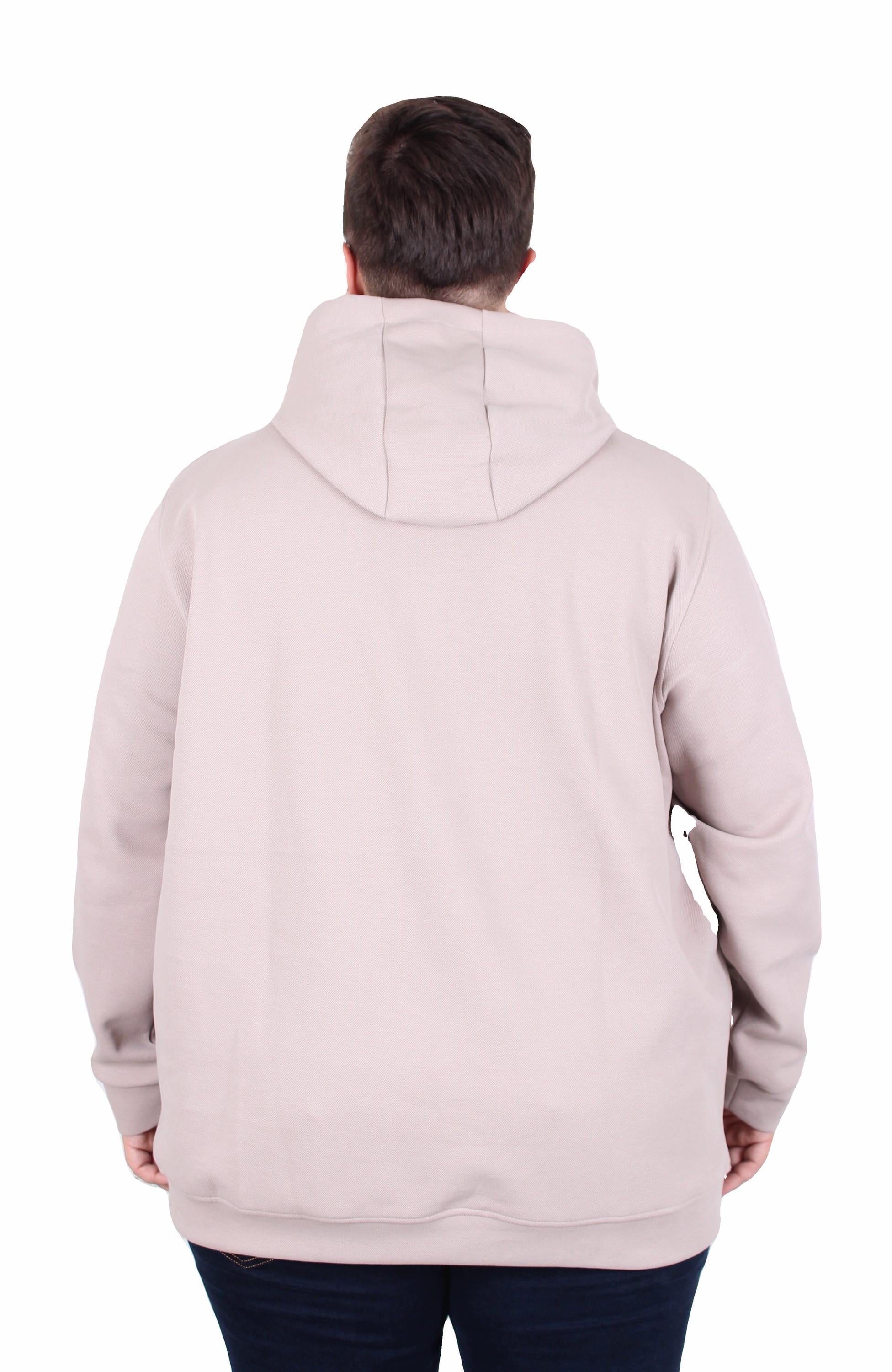 Starbattal Büyük Beden Kapüşonlu Sweat Double Face Winter 25700 BEJ