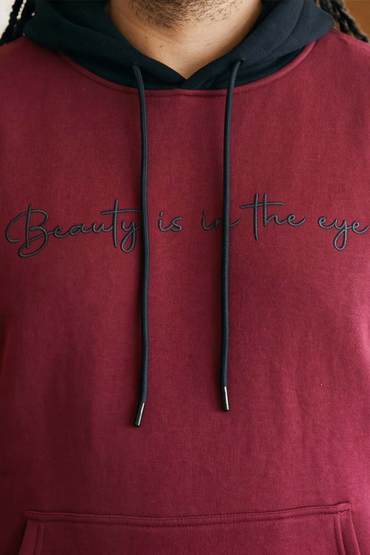 Starbattal Büyük Beden Kapüşonlu 3ip Sweat Beauty 25714 MURDUM