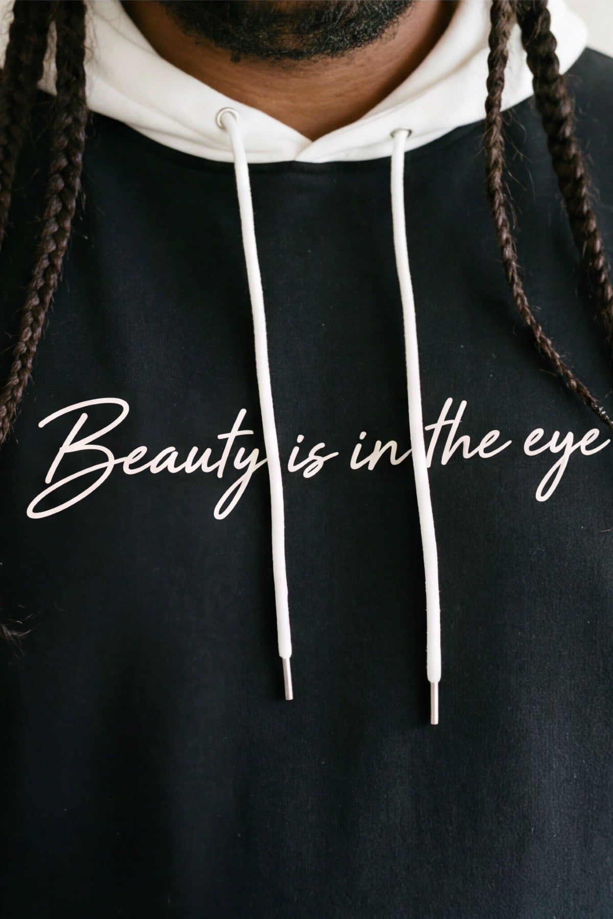 Starbattal Büyük Beden Kapüşonlu 3ip Sweat Beauty 25714 SIYAH
