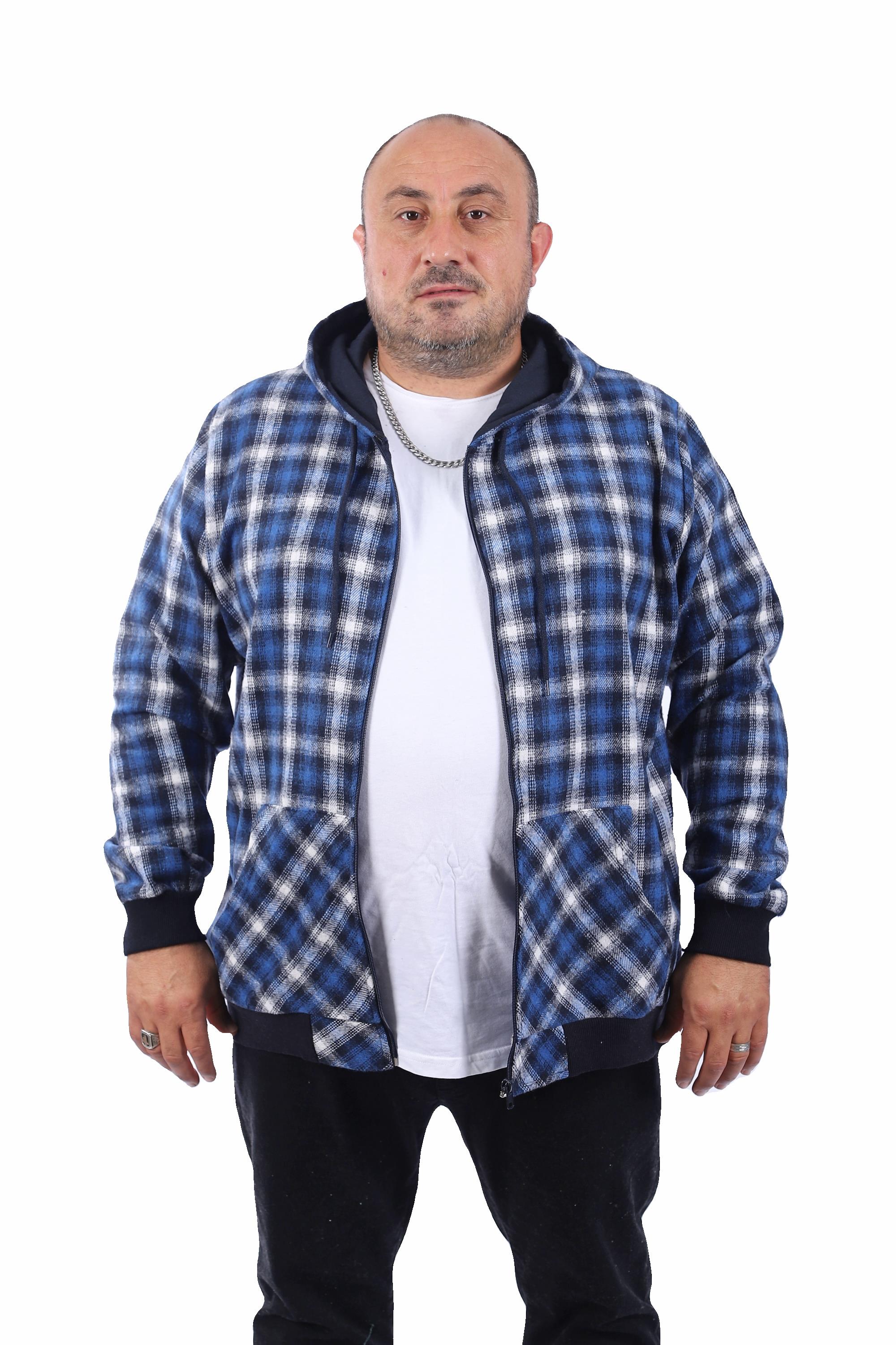 Starbattal Büyük Beden Sweat Kanguru Cep Square 22208-1499