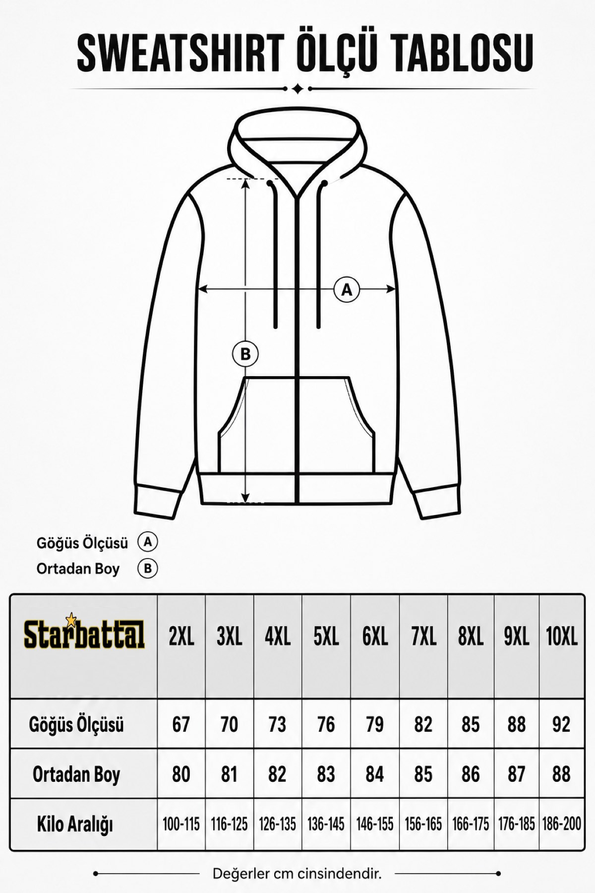 Starbattal Büyük Beden Polo Yaka Fermuarlı Sweat Double Face 25709 BEJ