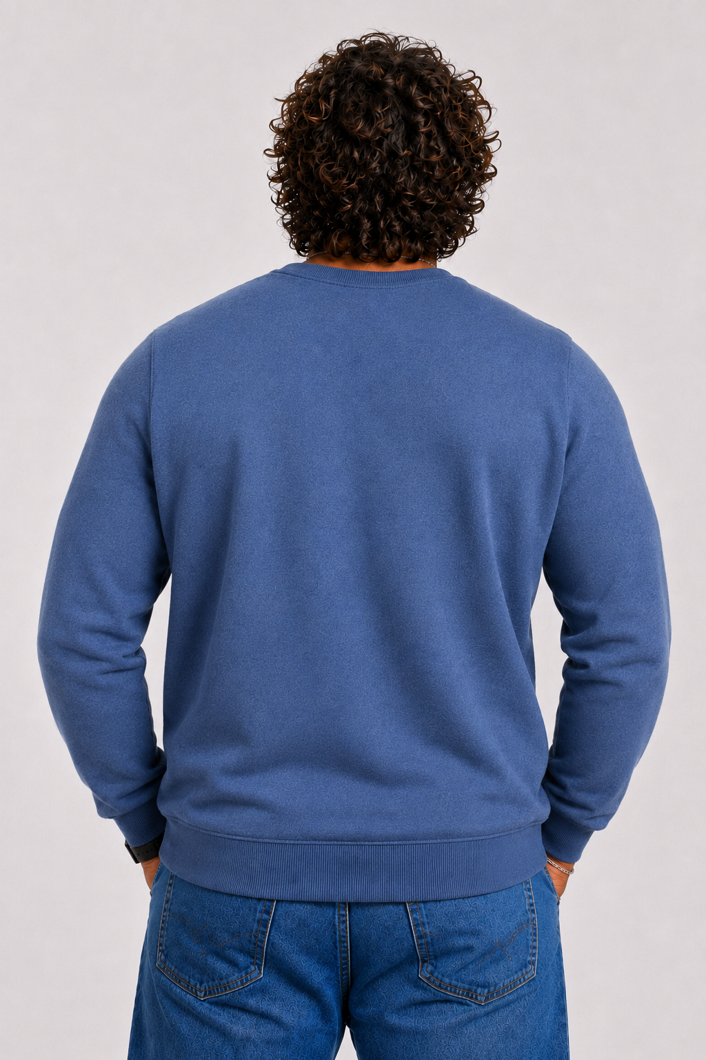 Starbattal Büyük Beden Selanik Classic Sweat 23200 Marin