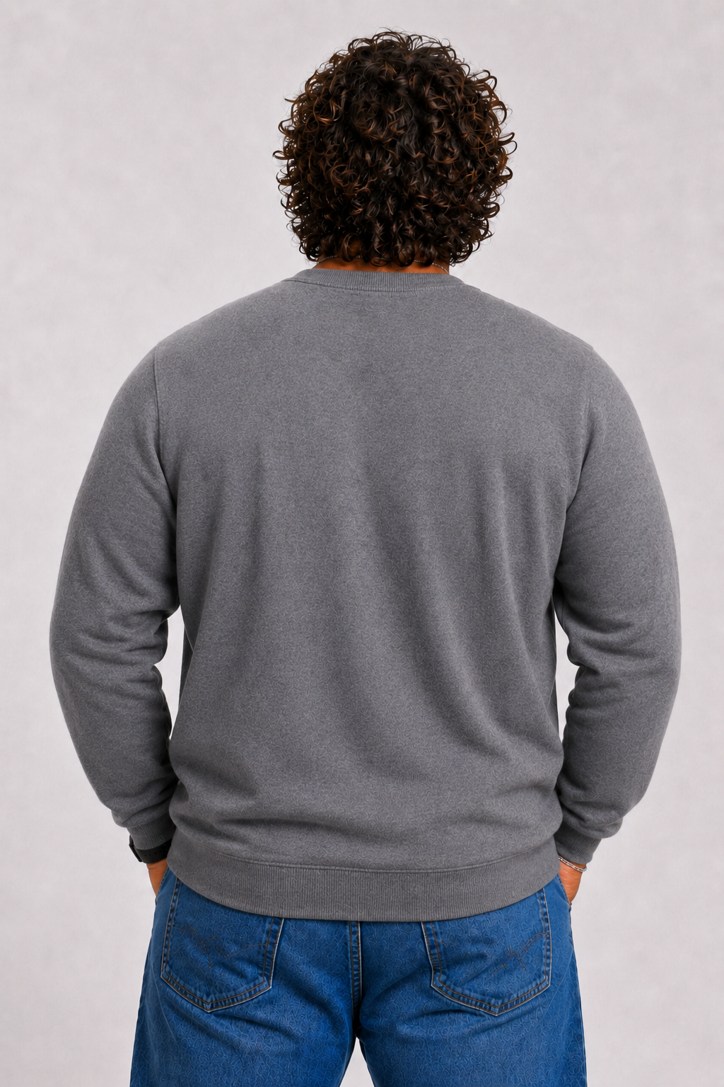 Starbattal Büyük Beden Selanik Classic Sweat 23200 ANTRASIT