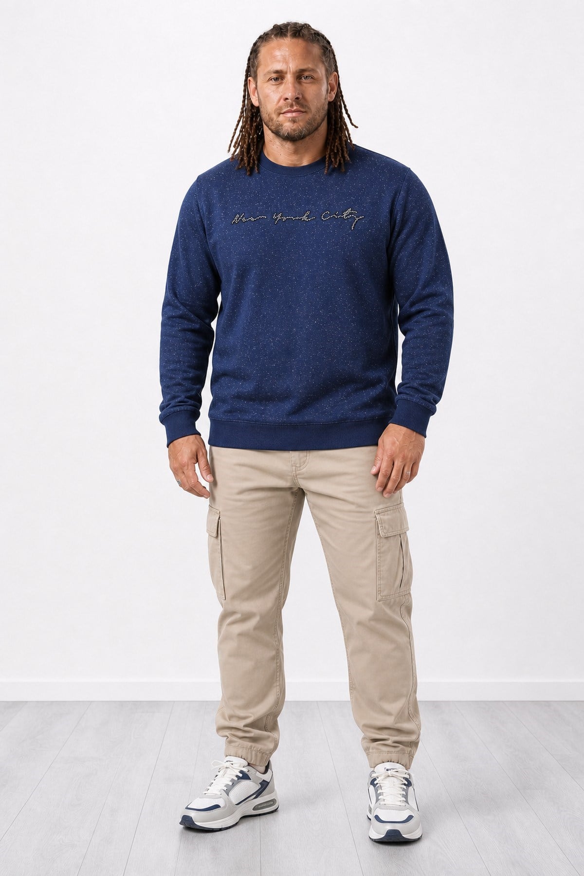 Starbattal Büyük Beden Sweat New York Cıty 22704-2087